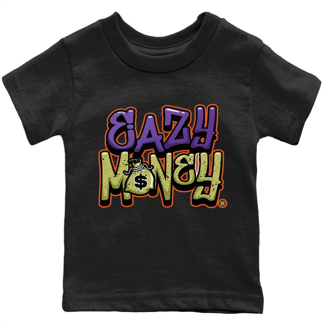 Easy Money Kids Tops - Air Jordan 4 Canyon Purple