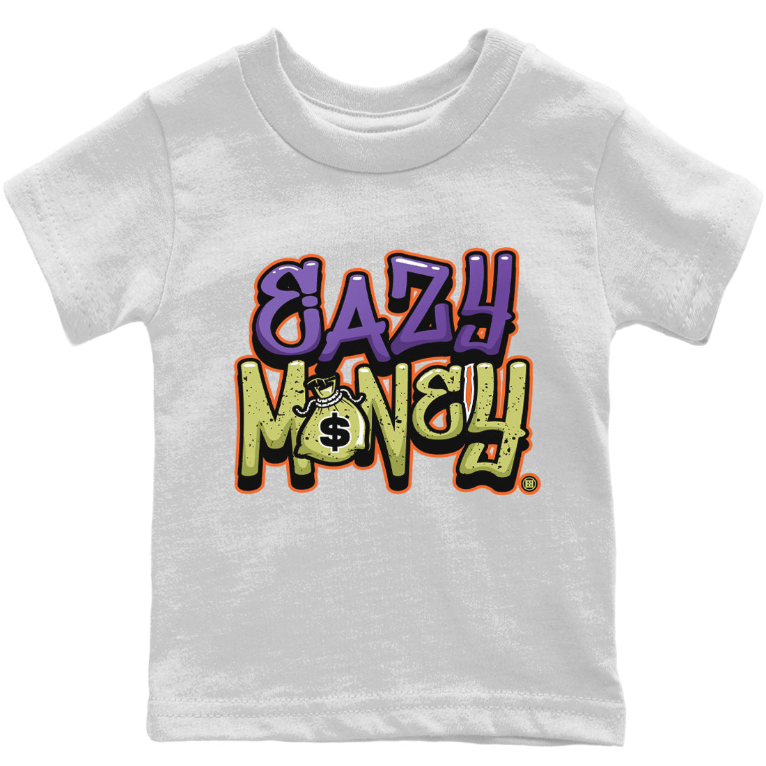 Easy Money Kids Tops - Air Jordan 4 Canyon Purple