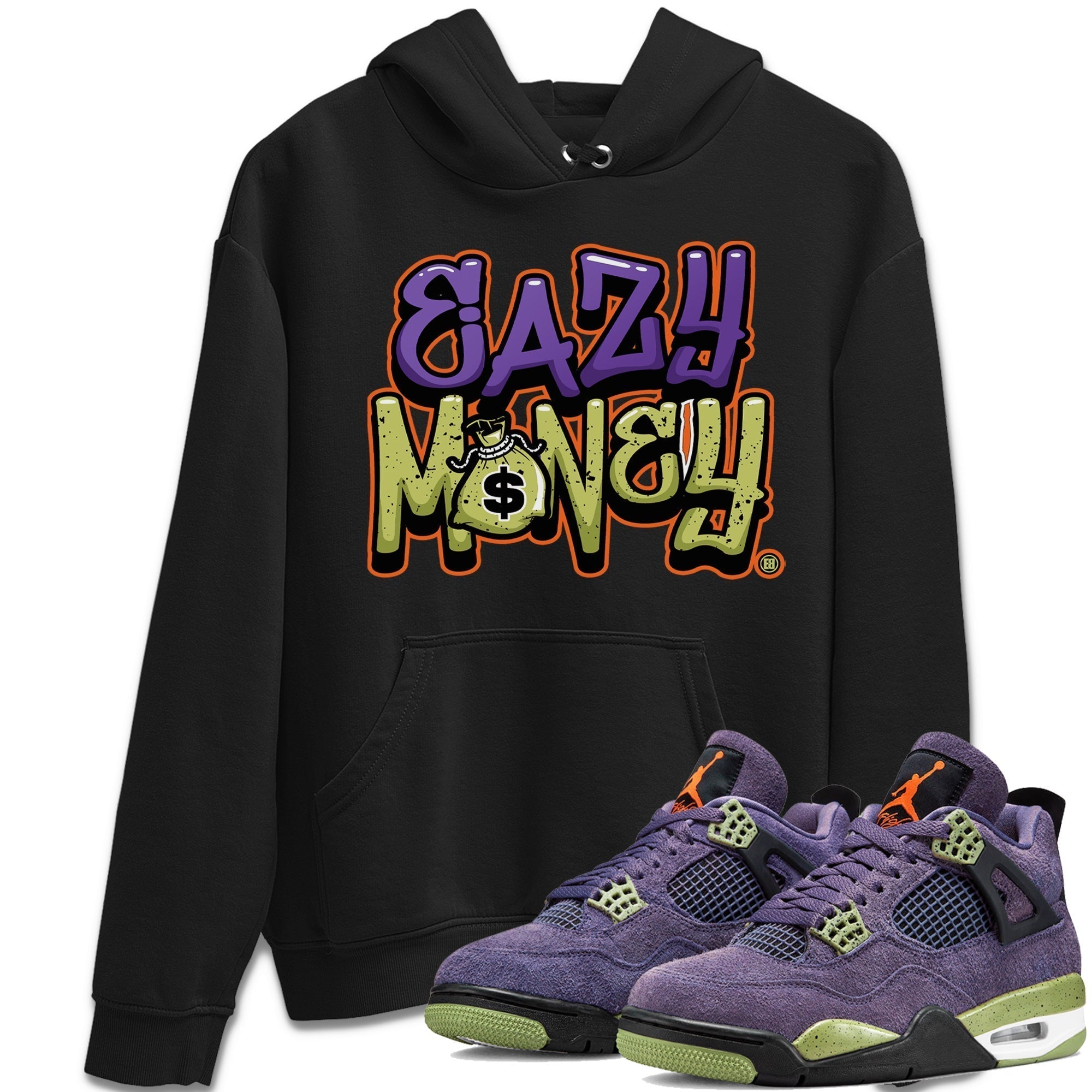 Easy Money Unisex Tops - Air Jordan 4 Canyon Purple