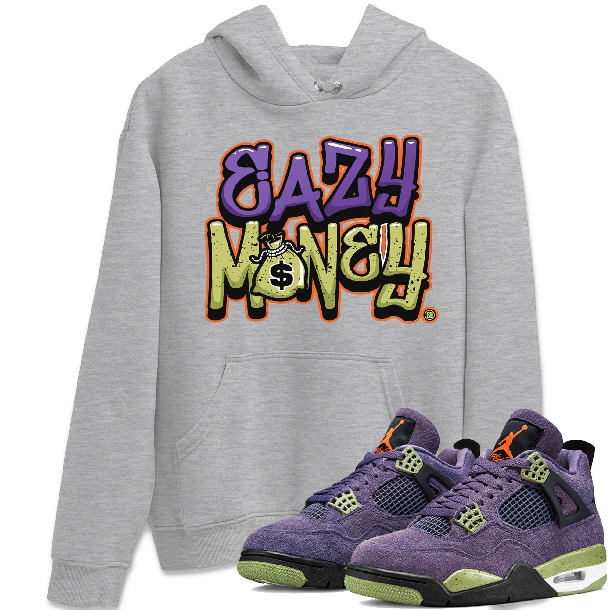 Easy Money Unisex Tops - Air Jordan 4 Canyon Purple