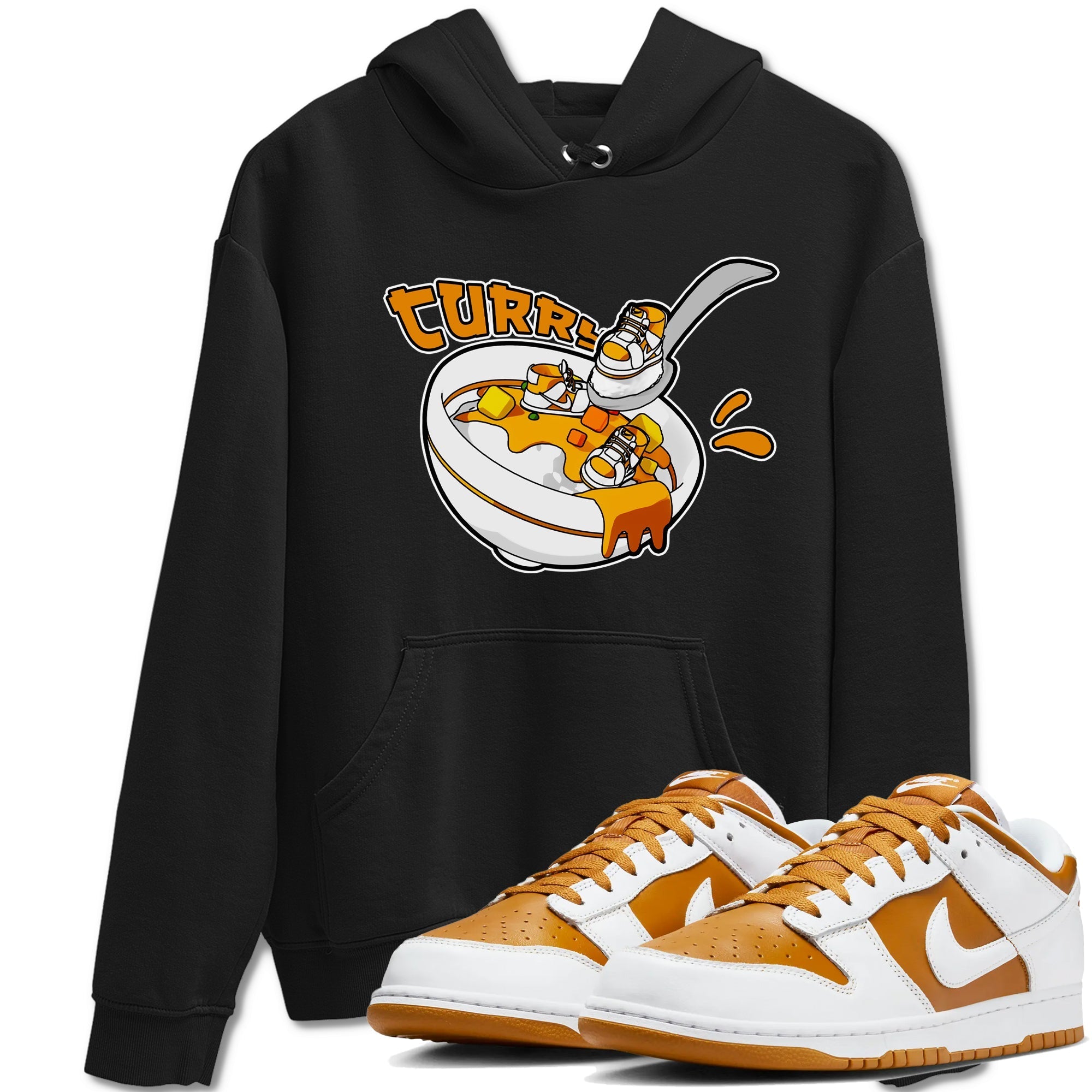 Eat Curry snkmatch Tees - Dunk Dark Curry