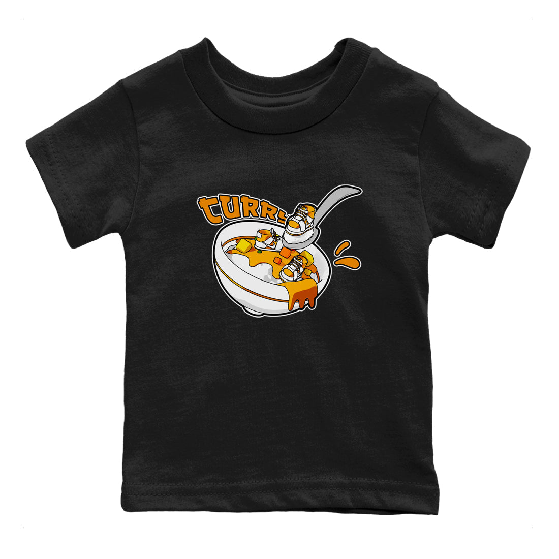 Eat Curry snkmatch Tees Kids - Dunk Dark Curry