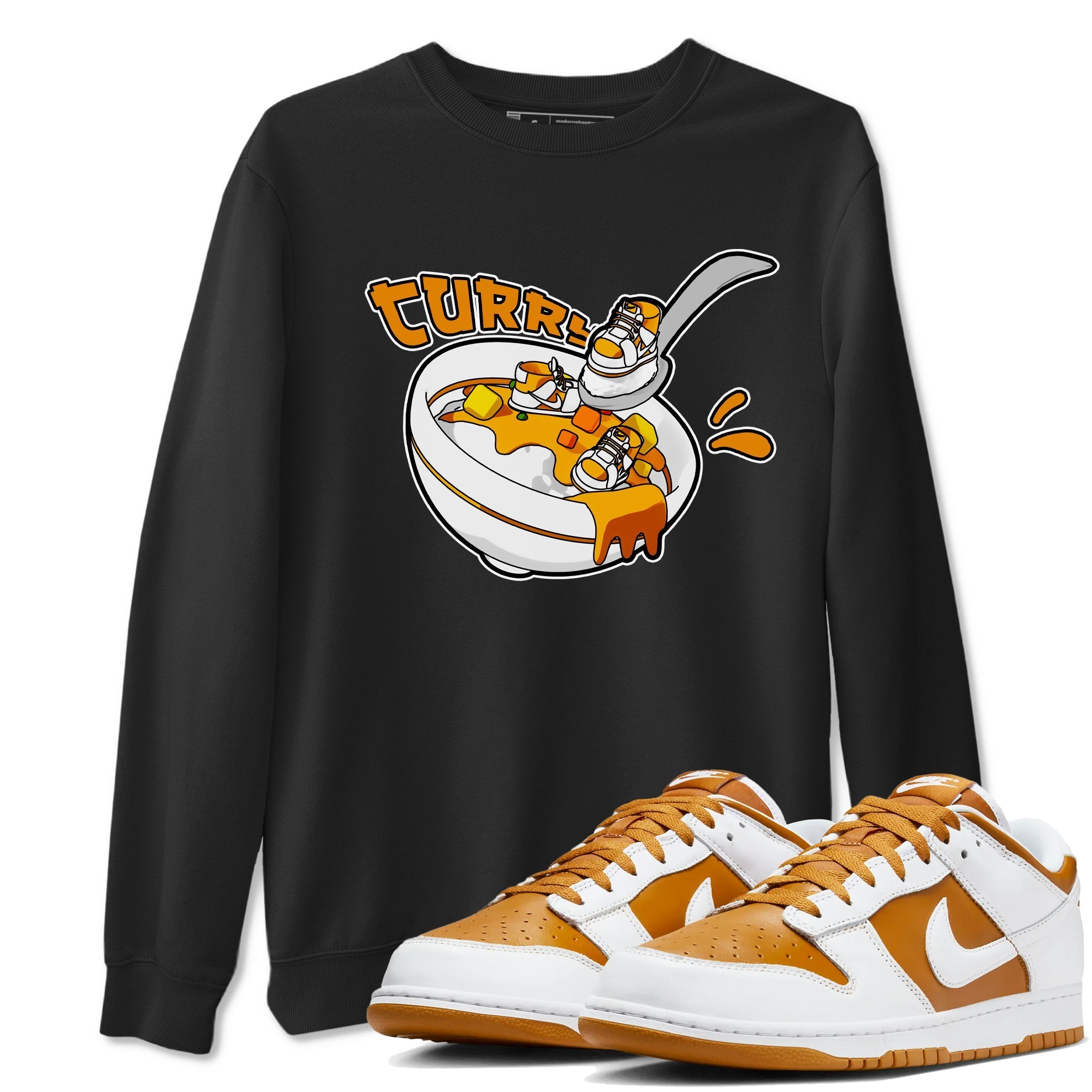 Eat Curry snkmatch Tees - Dunk Dark Curry