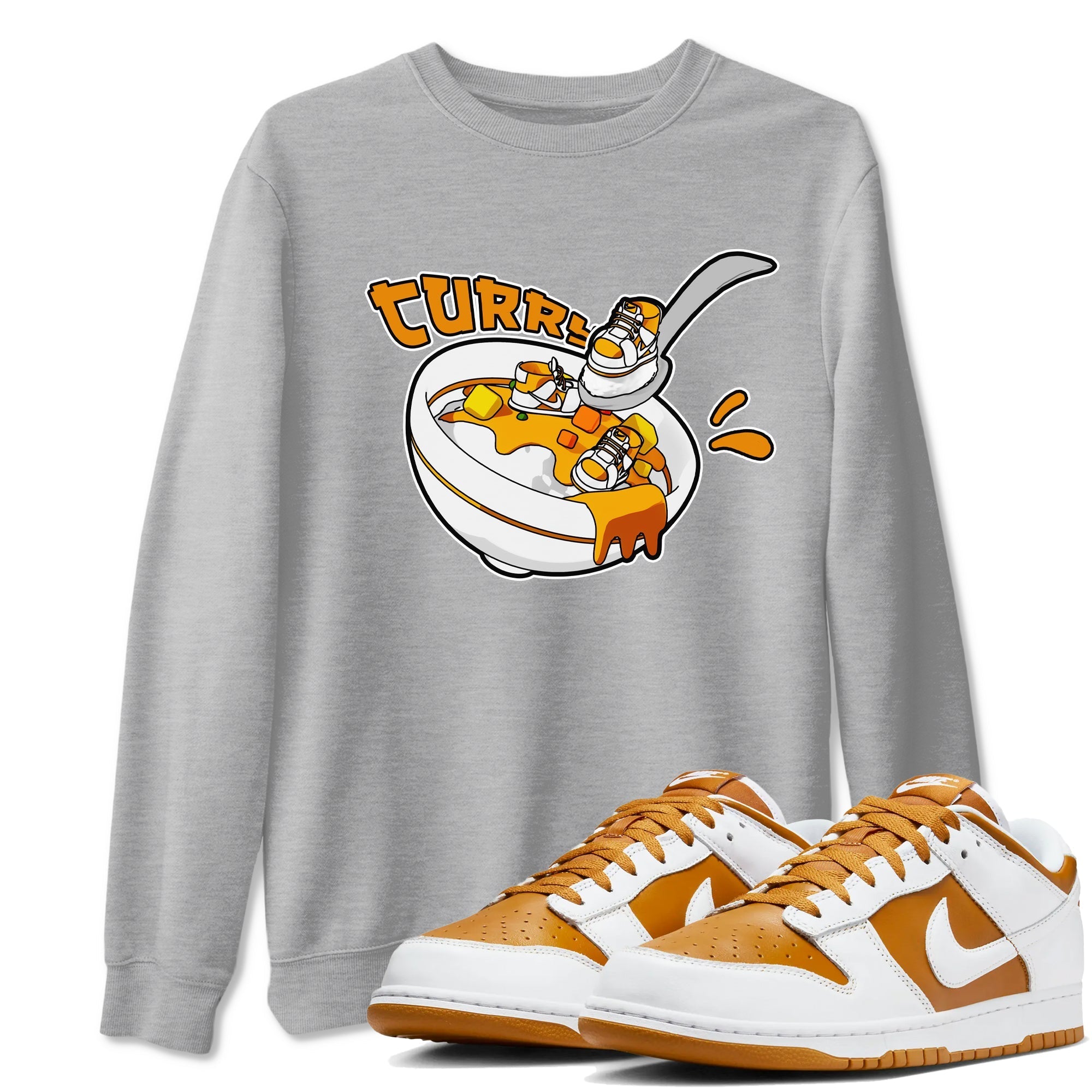 Eat Curry snkmatch Tees - Dunk Dark Curry