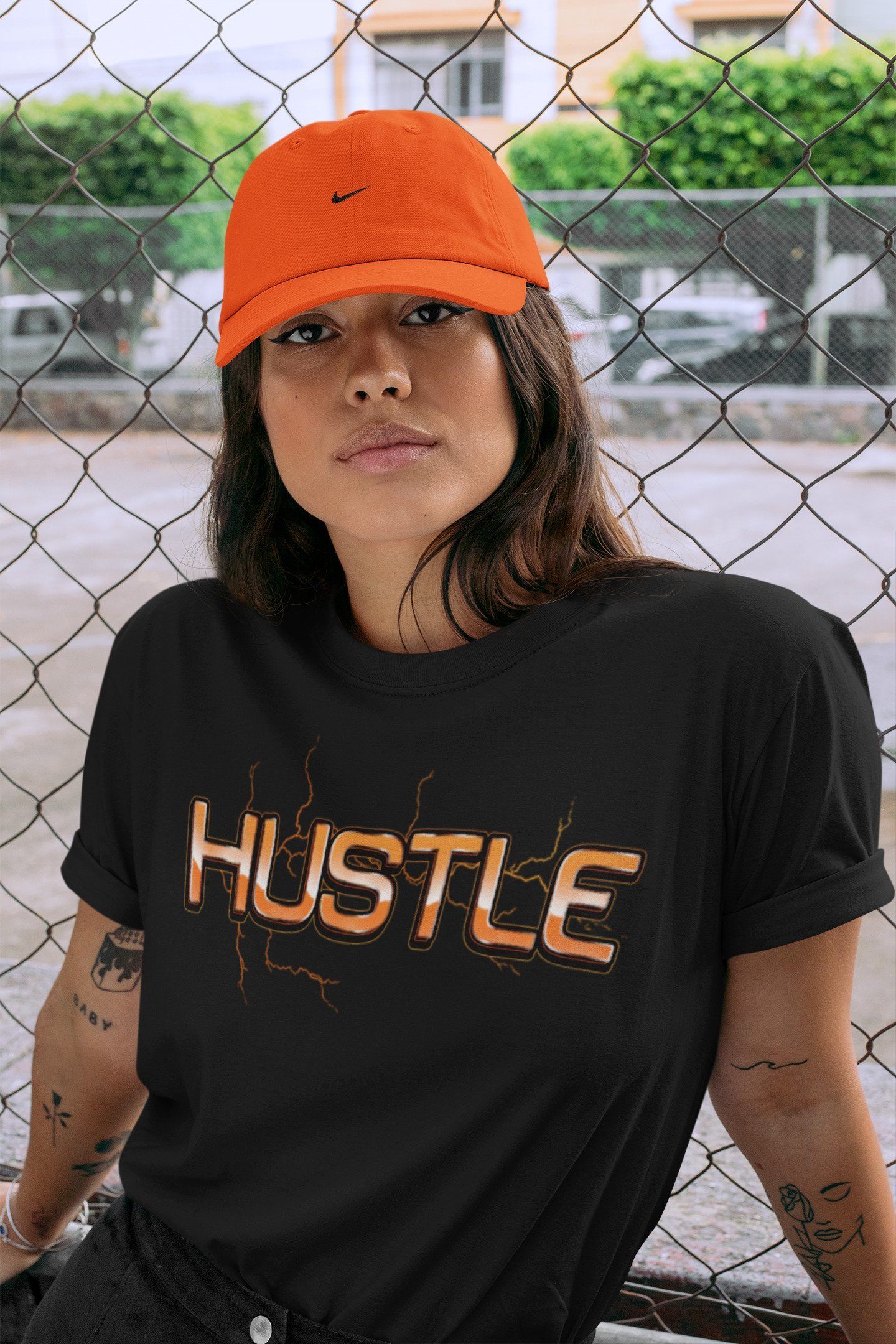 Electric Hustle Unisex Tops - Air Jordan 1 Electro Orange