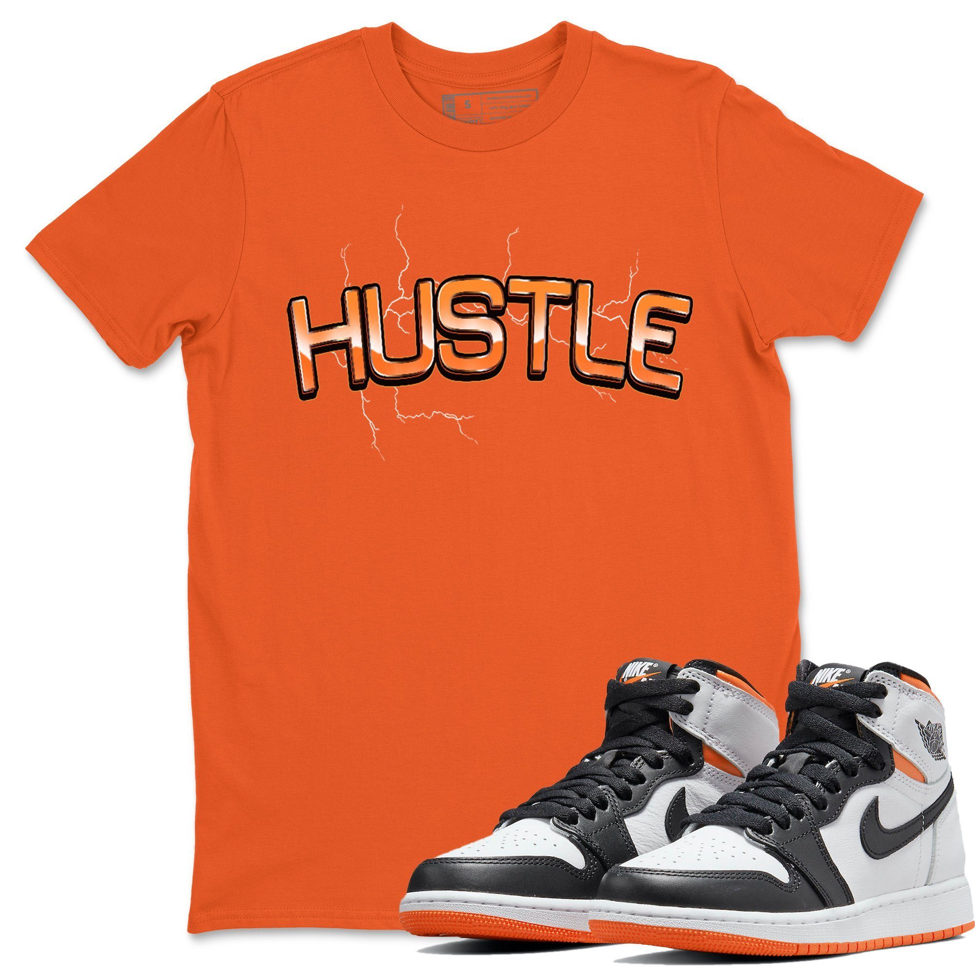 Electric Hustle Unisex Tops - Air Jordan 1 Electro Orange