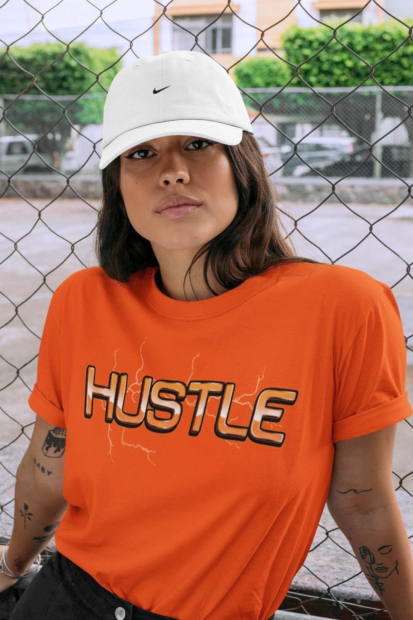 Electric Hustle Unisex Tops - Air Jordan 1 Electro Orange