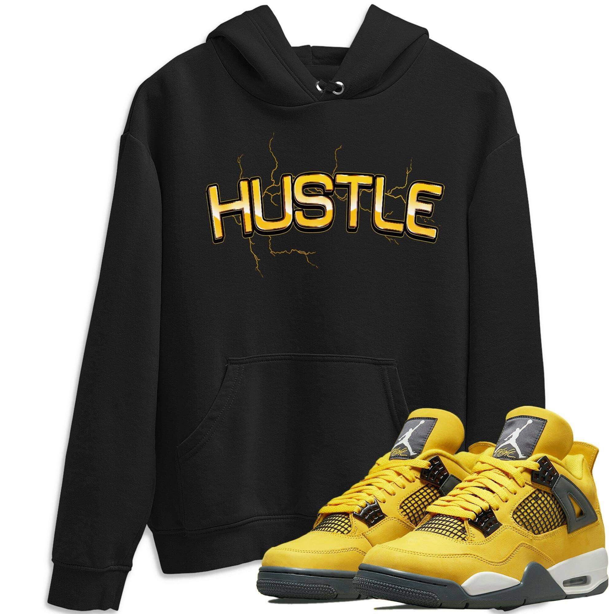 Electric Hustle Unisex Tops - Air Jordan 4 Lightning