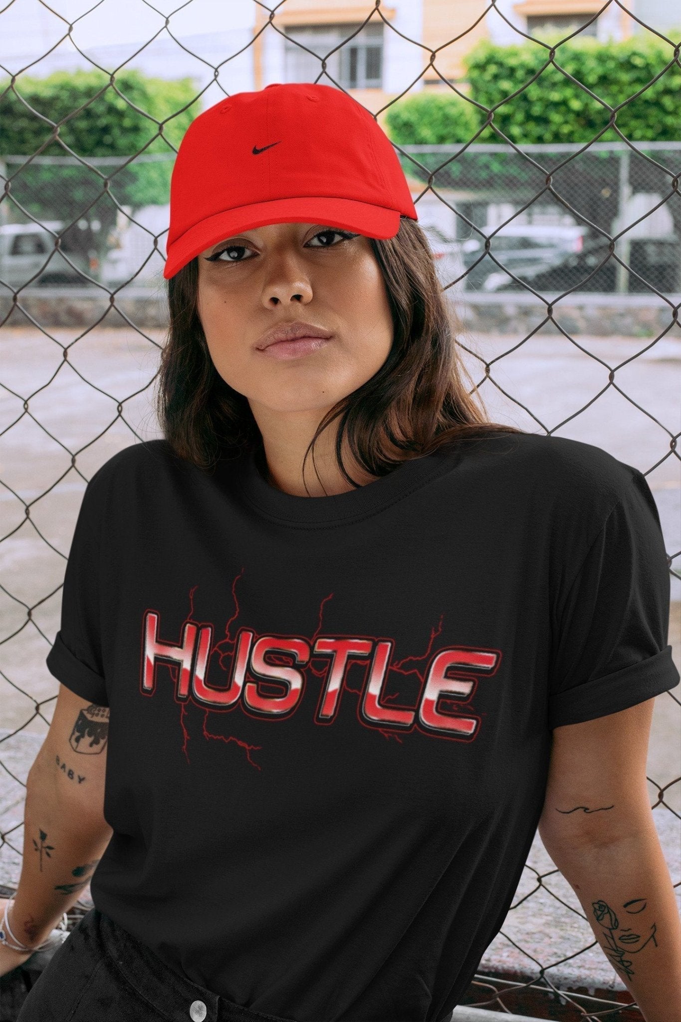 Electric Hustle Unisex Tops - Air Jordan 4 Red Thunder