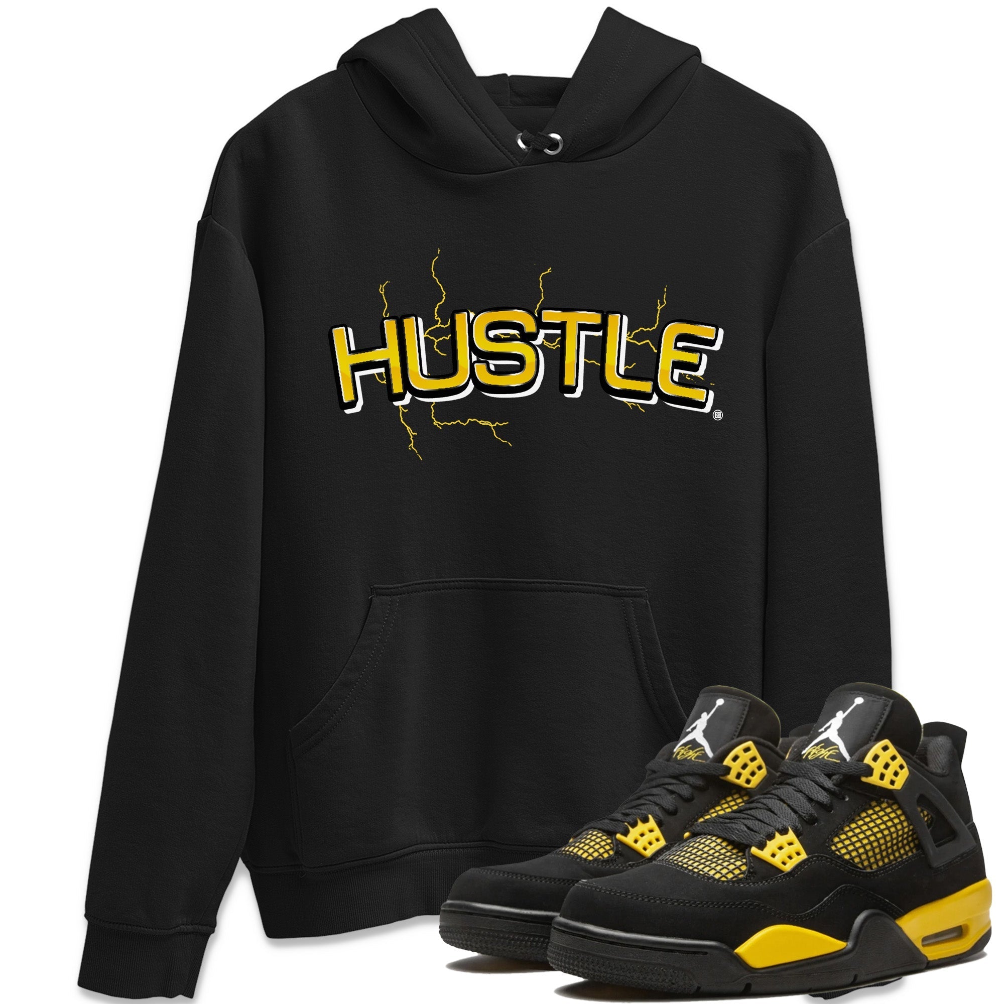 Electric Hustle Unisex Tops - Air Jordan 4 Thunder