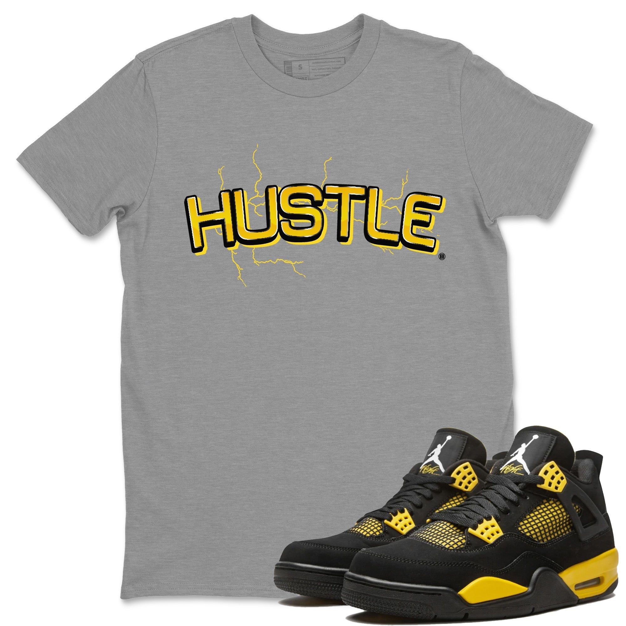 Electric Hustle Unisex Tops - Air Jordan 4 Thunder