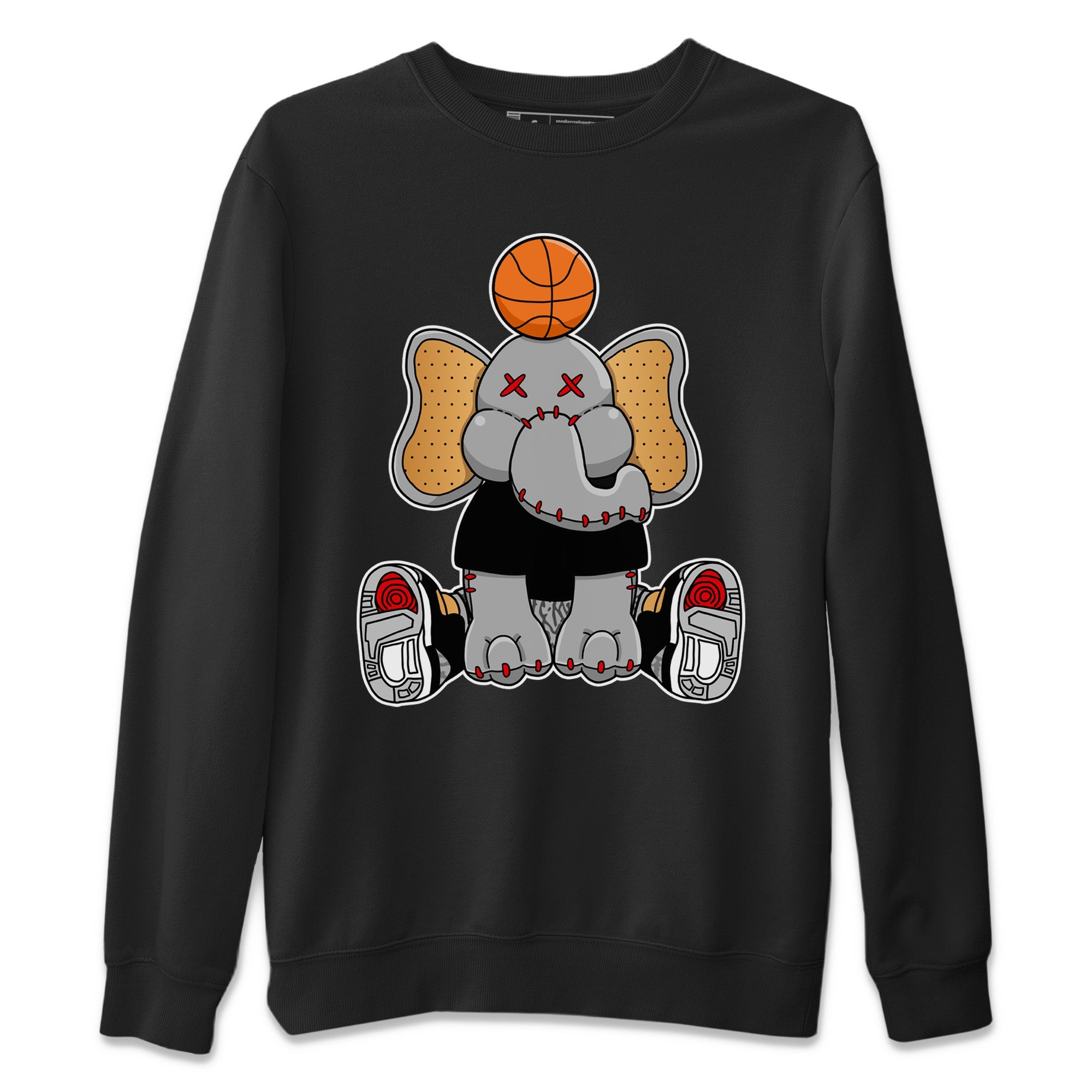 Elephant Doll Unisex Tops - Air Jordan 3 Black Gold