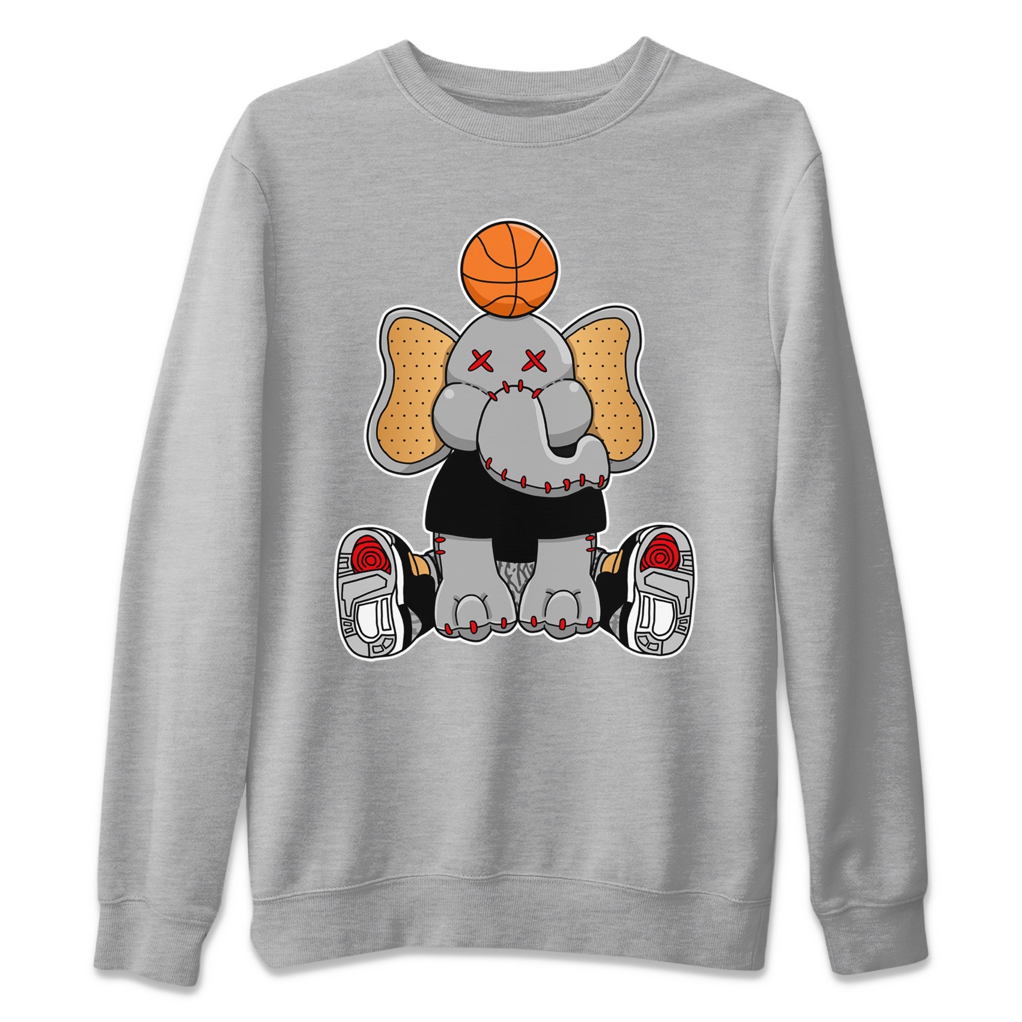 Elephant Doll Unisex Tops - Air Jordan 3 Black Gold