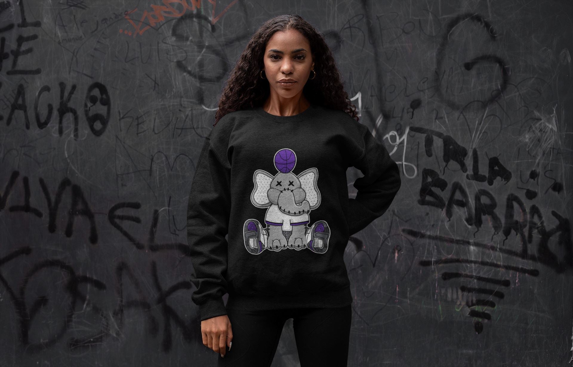Elephant Doll Unisex Tops - Air Jordan 3 Dark Iris