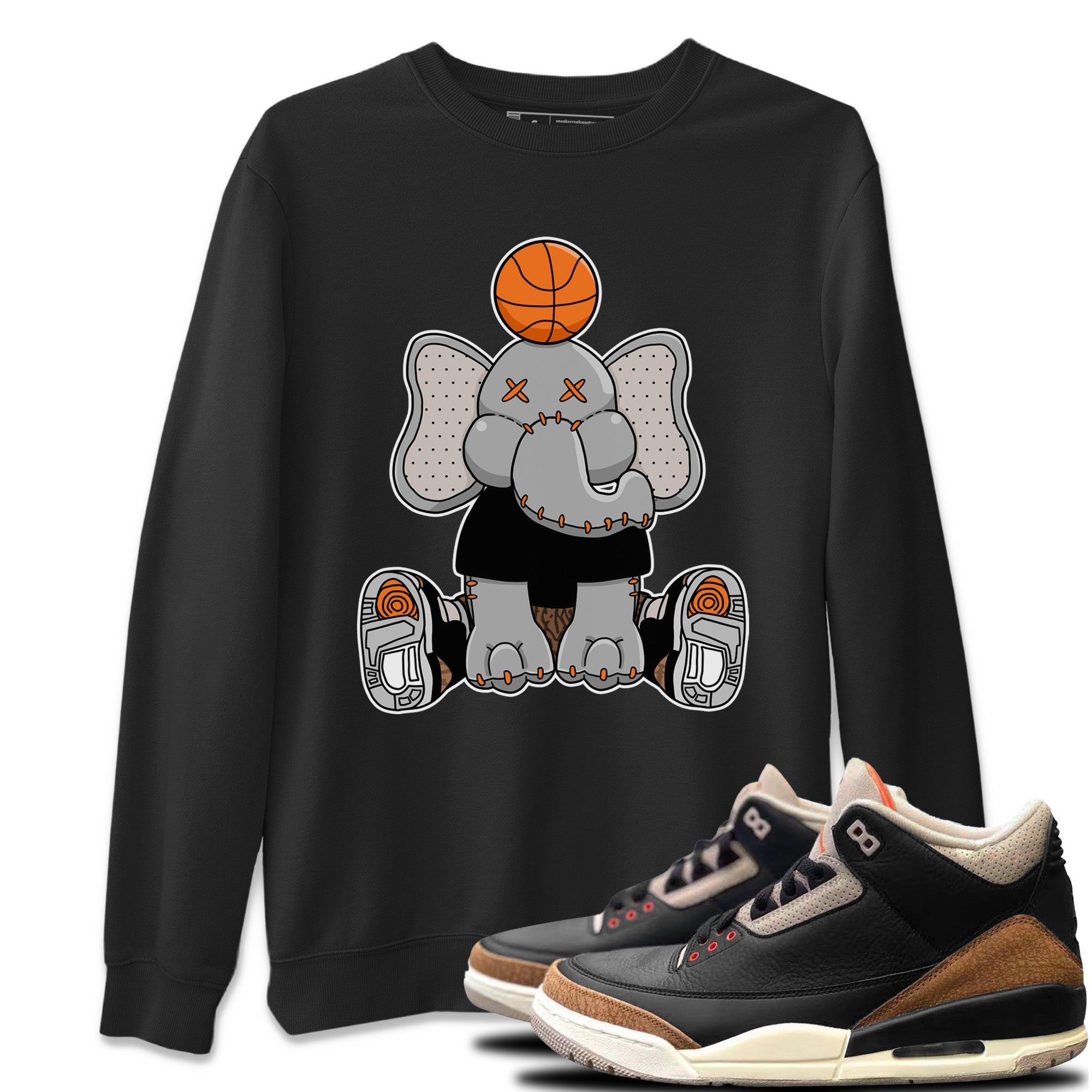 Elephant Doll Unisex Tops - Air Jordan 3 Desert Elephant