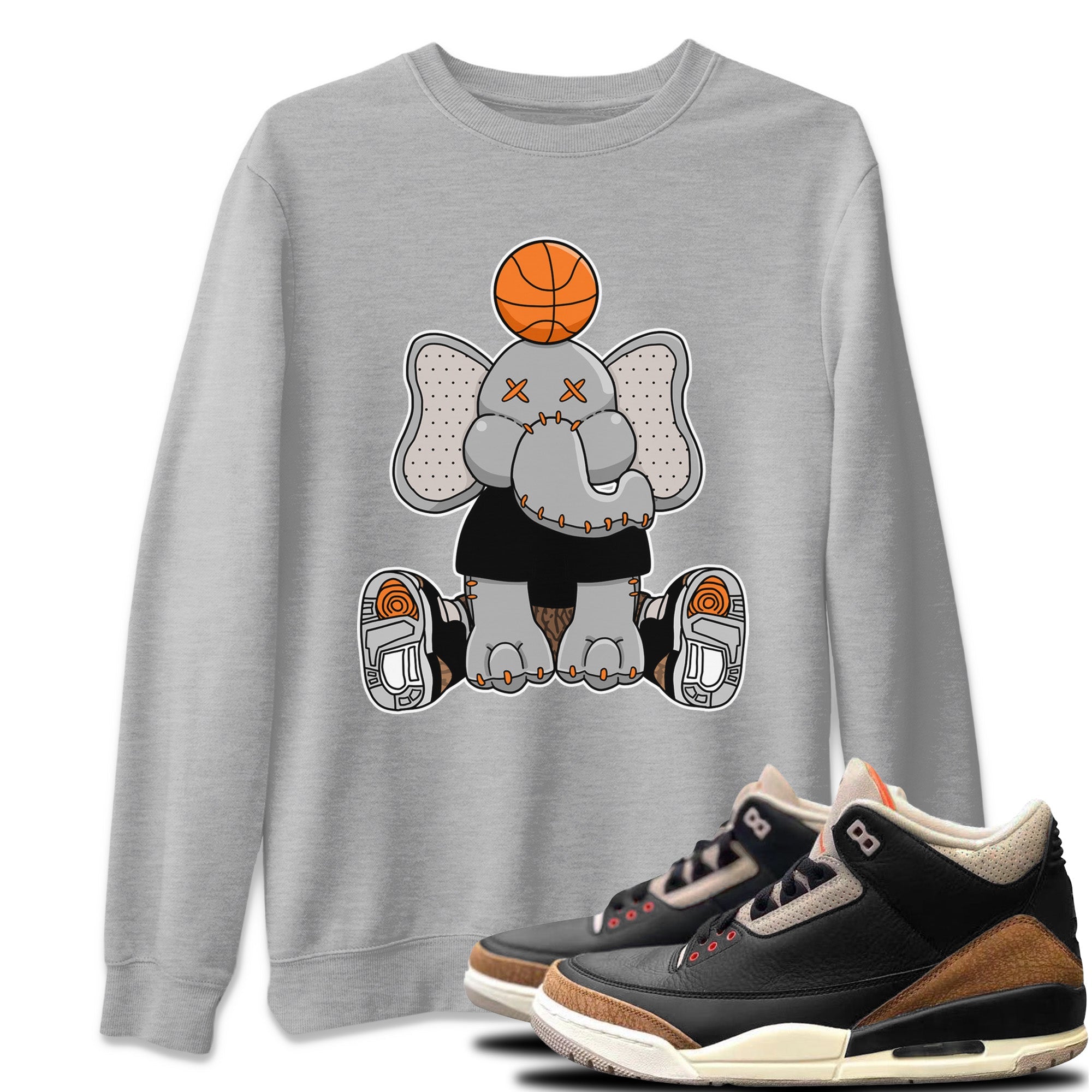 Elephant Doll Unisex Tops - Air Jordan 3 Desert Elephant