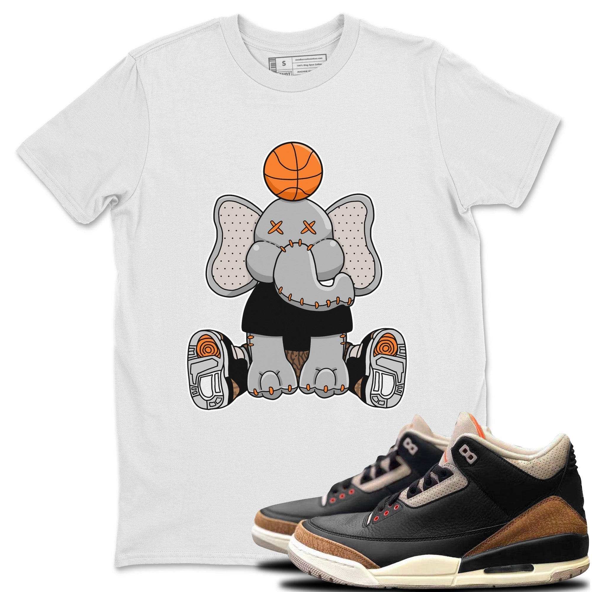 Elephant Doll Unisex Tops - Air Jordan 3 Desert Elephant