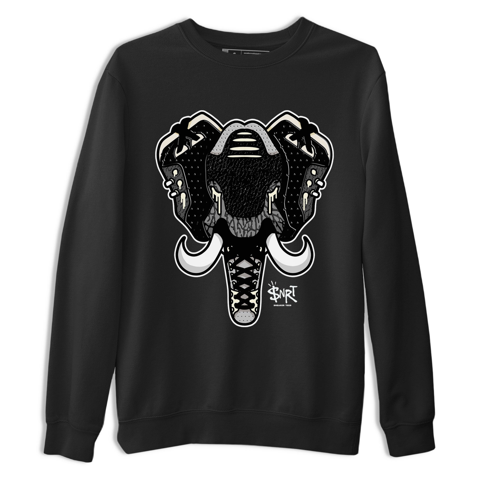 Elephant Symbol snkmatch Tee - Air Jordan 3 Off Noir