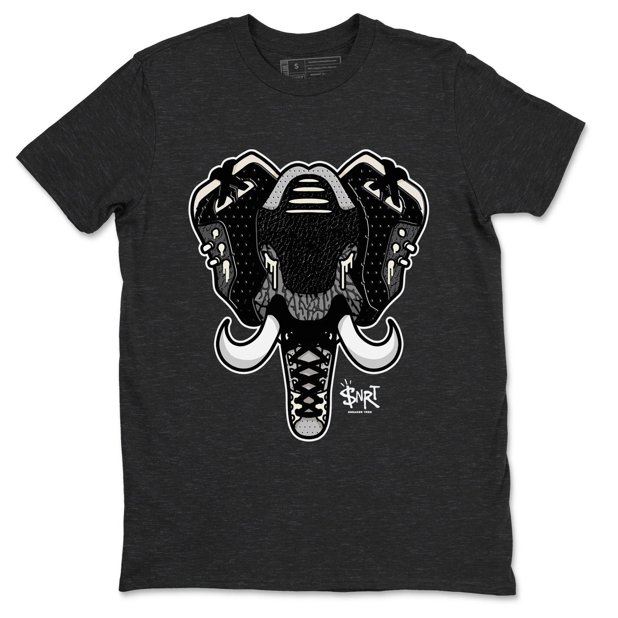 Elephant Symbol snkmatch Tee - Air Jordan 3 Off Noir