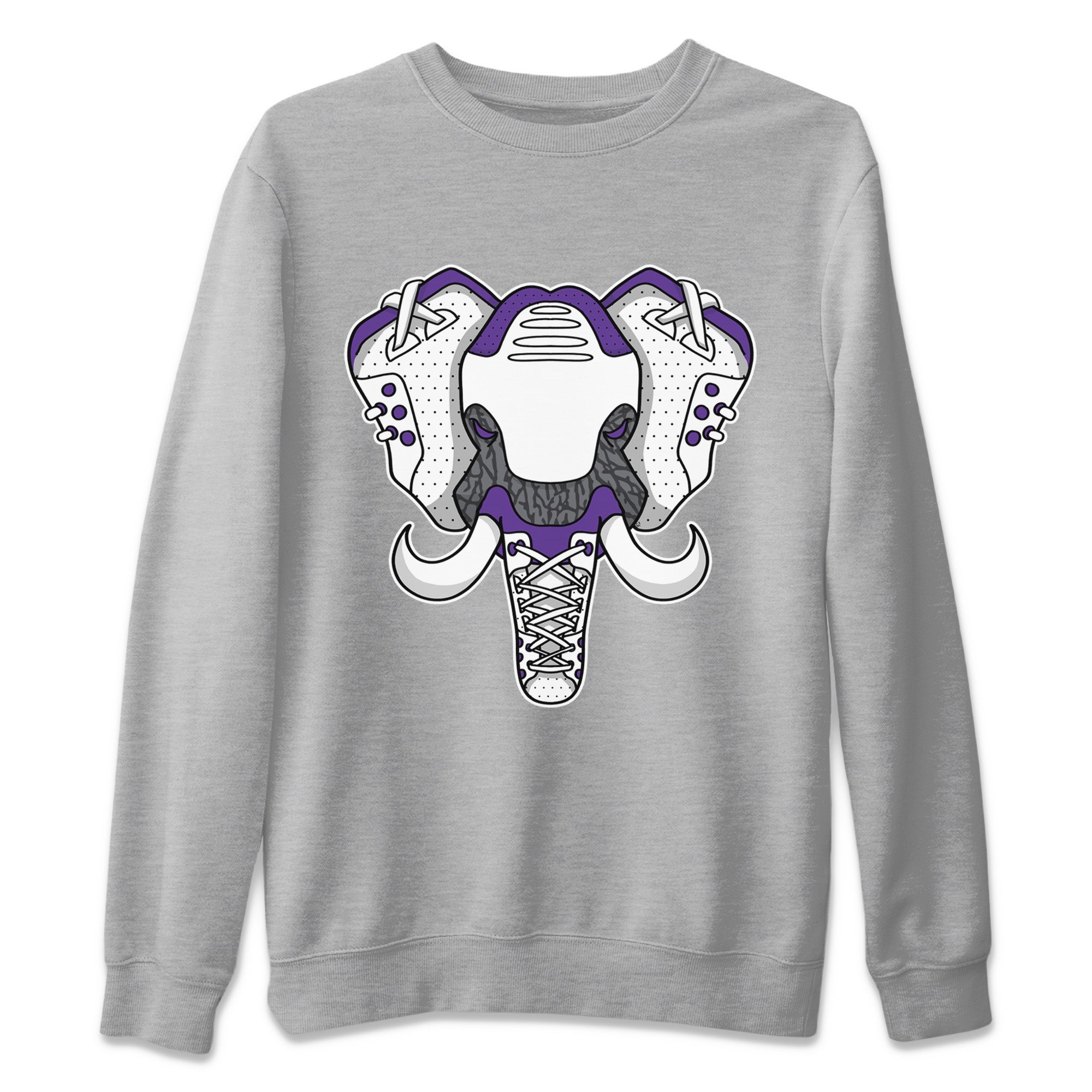 Elephant Symbol Unisex Tops - Air Jordan 3 Dark Iris