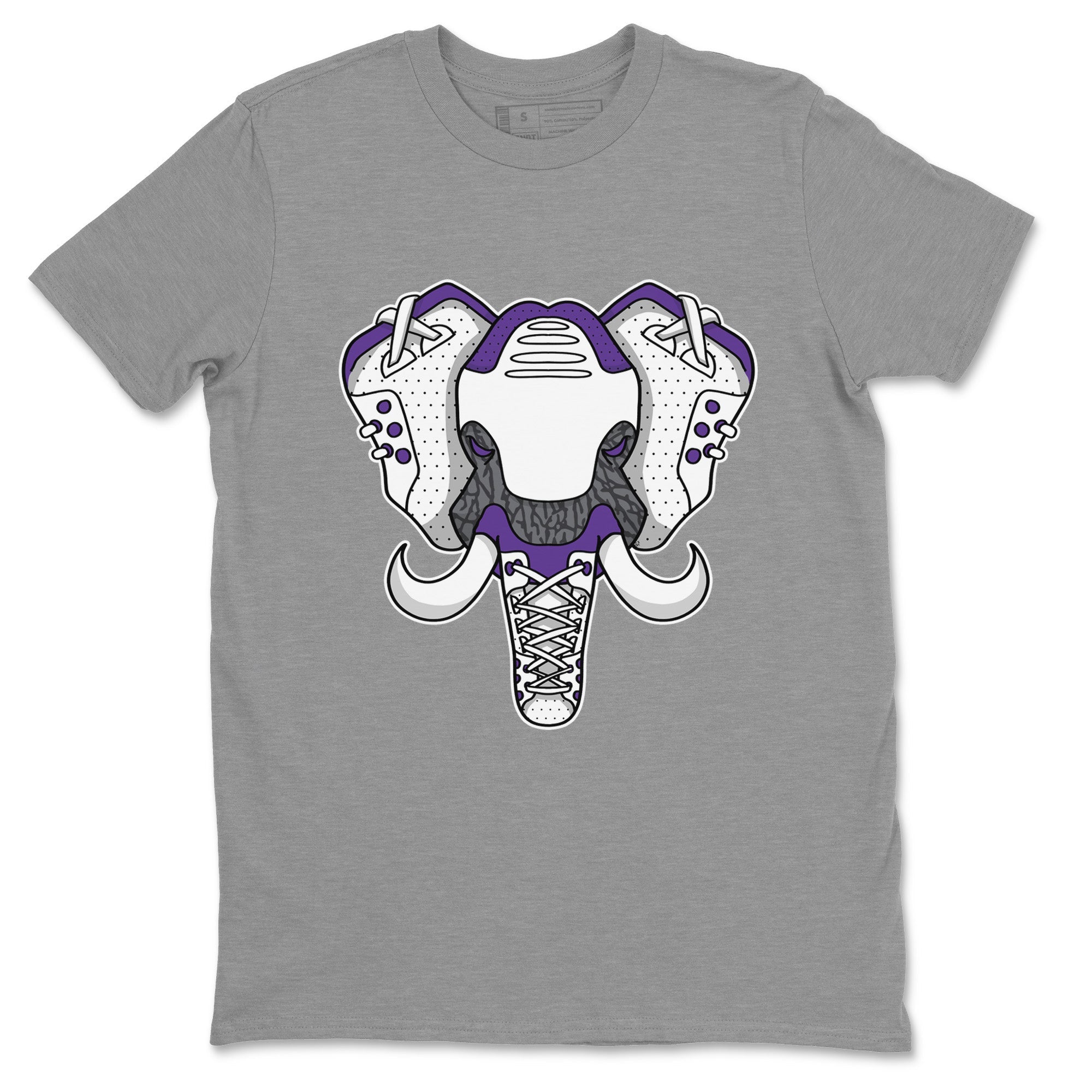 Elephant Symbol Unisex Tops - Air Jordan 3 Dark Iris