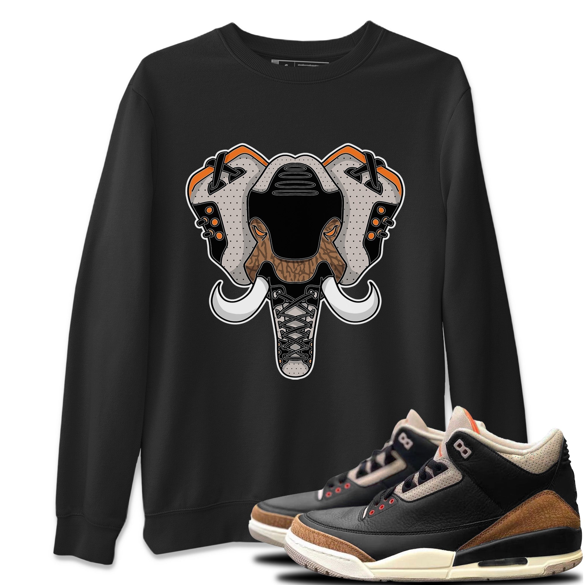 Elephant Symbol Unisex Tops - Air Jordan 3 Desert Elephant