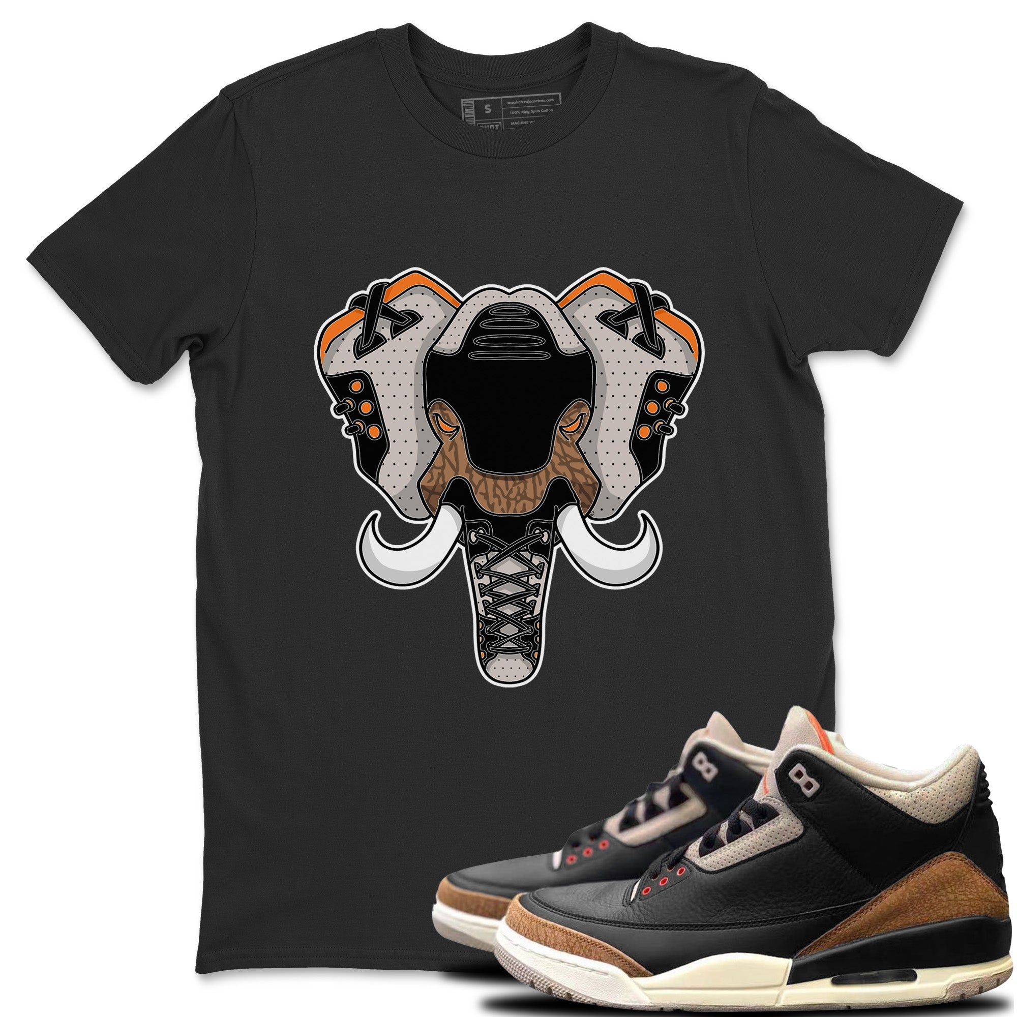 Elephant Symbol Unisex Tops - Air Jordan 3 Desert Elephant