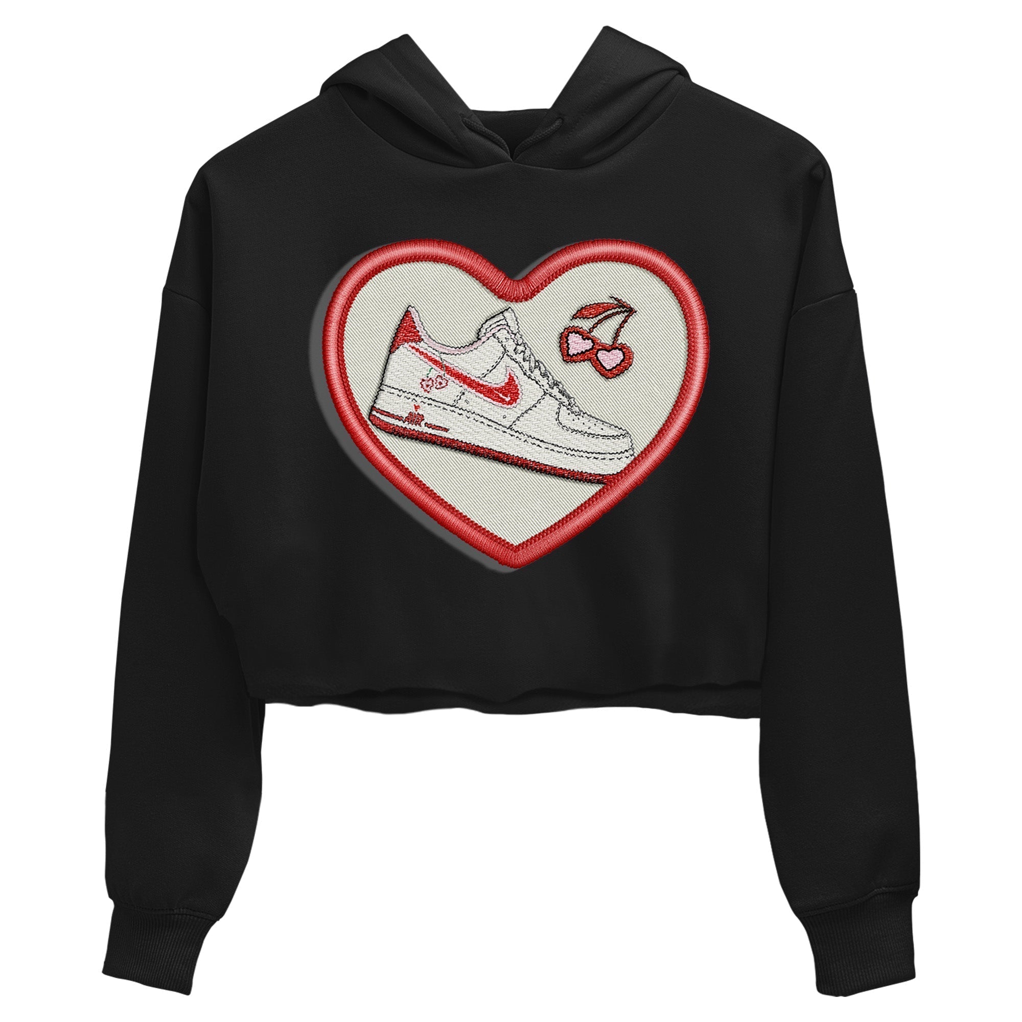 Embroidery Patch Women's Tops - Air Force 1 Valentines Day