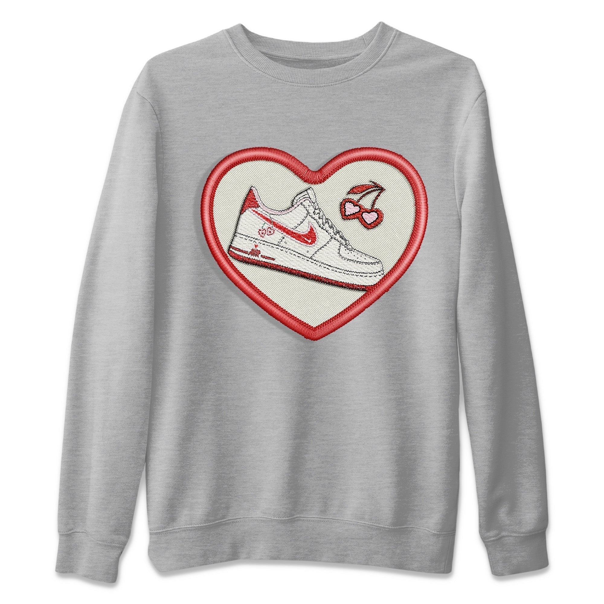 Embroidery Patch Unisex Tops - Air Force 1 Valentines Day