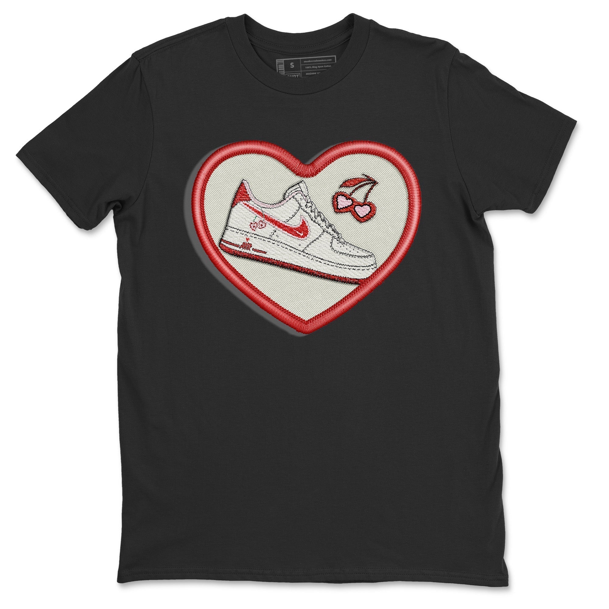 Embroidery Patch Unisex Tops - Air Force 1 Valentines Day