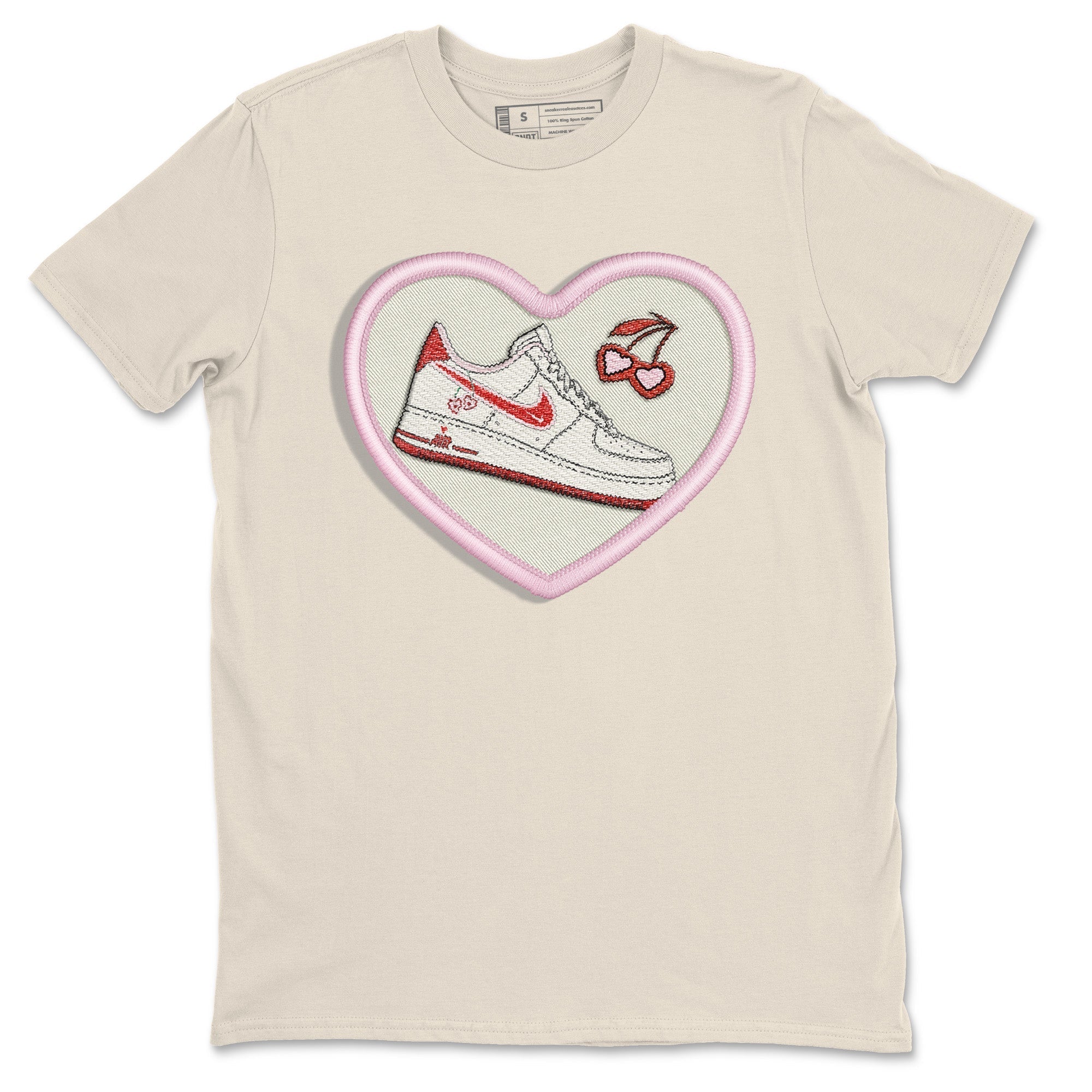 Embroidery Patch Unisex Tops - Air Force 1 Valentines Day