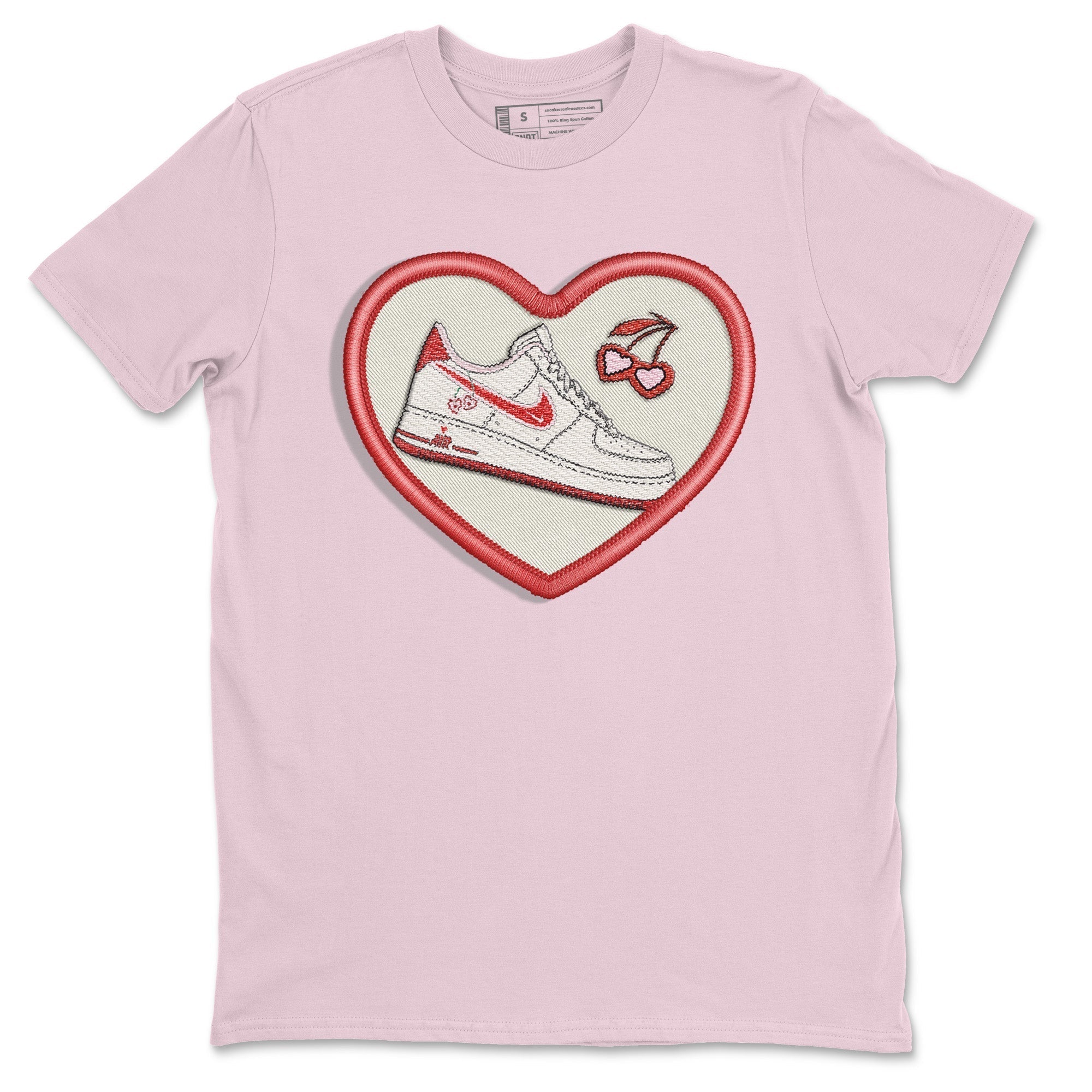 Embroidery Patch Unisex Tops - Air Force 1 Valentines Day