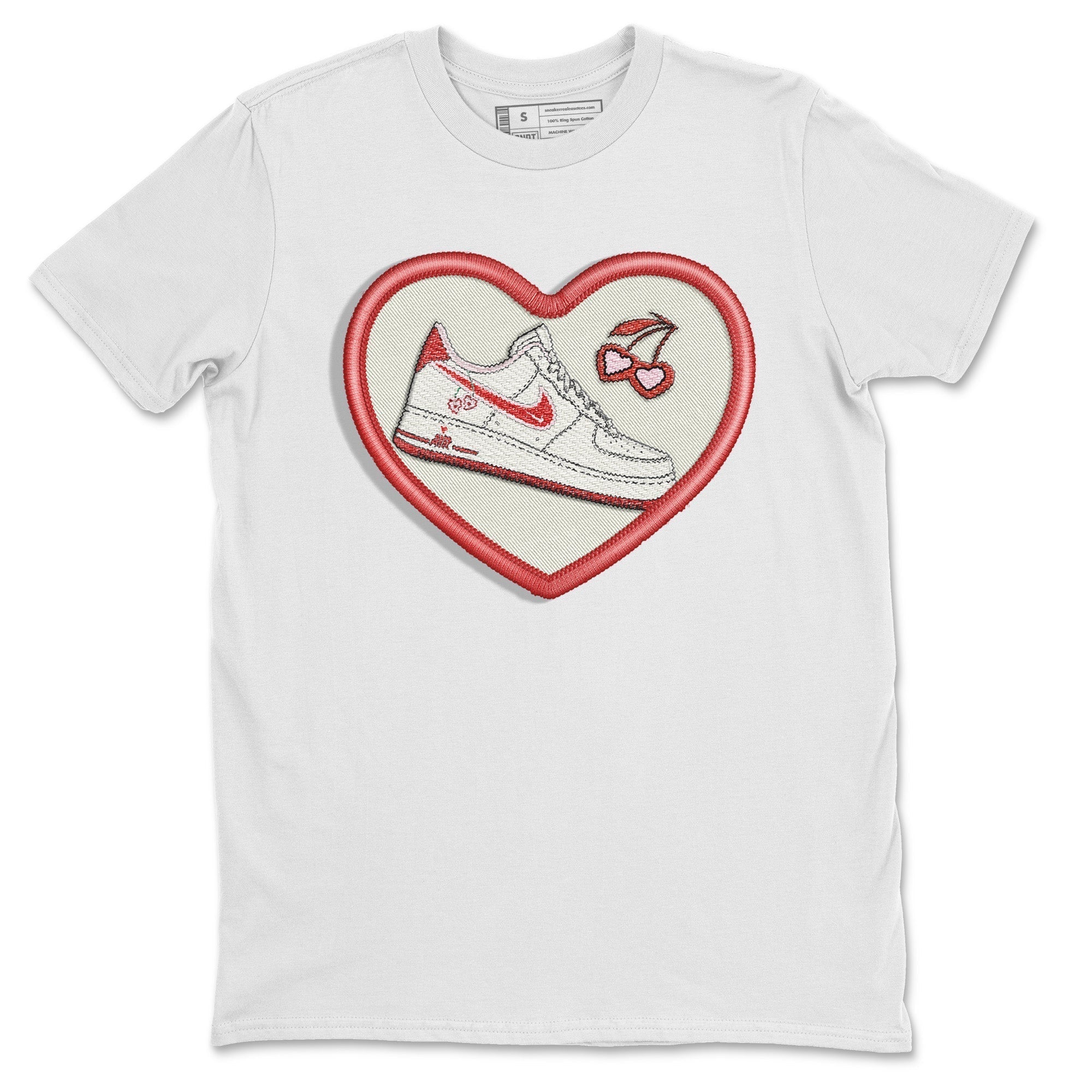 Embroidery Patch Unisex Tops - Air Force 1 Valentines Day