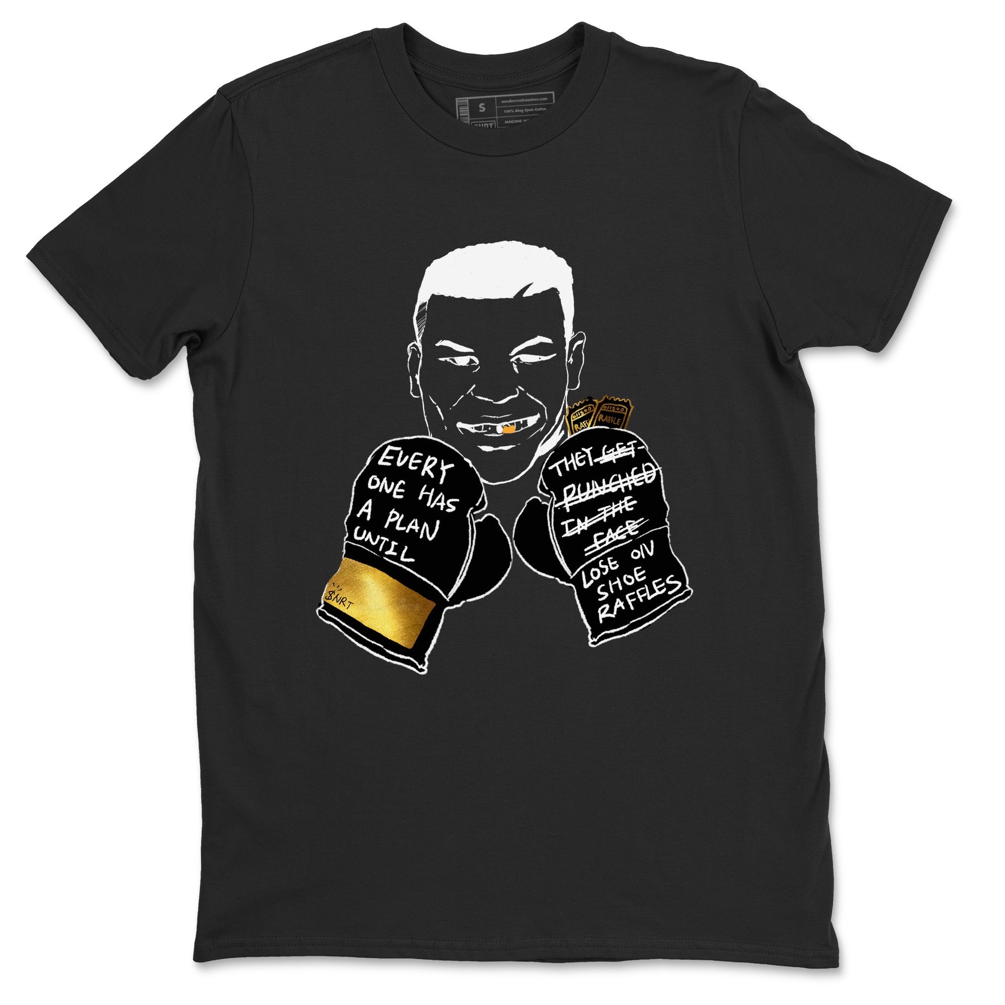 Everyone Has A Plan snkmatch Tees - Air Jordan 1 Black Metallic Gold