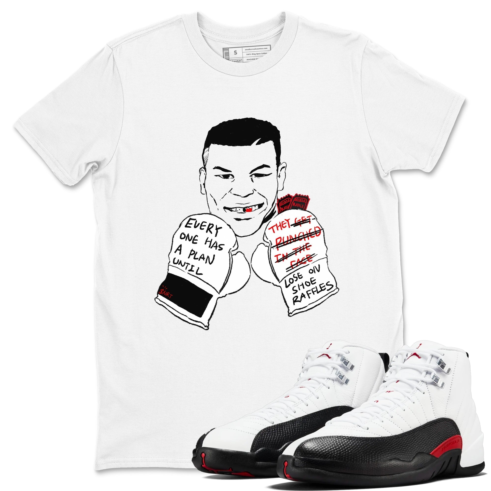 Everyone Has A Plan snkmatch Tees - Air Jordan 12 Taxi Flip