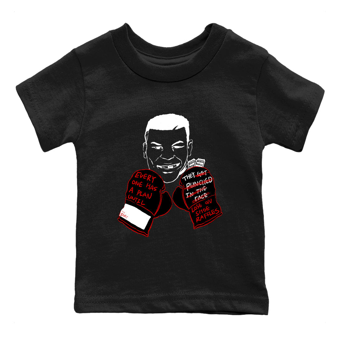 Everyone Has A Plan snkmatch Tees Kids - Air Jordan 14 Black Toe
