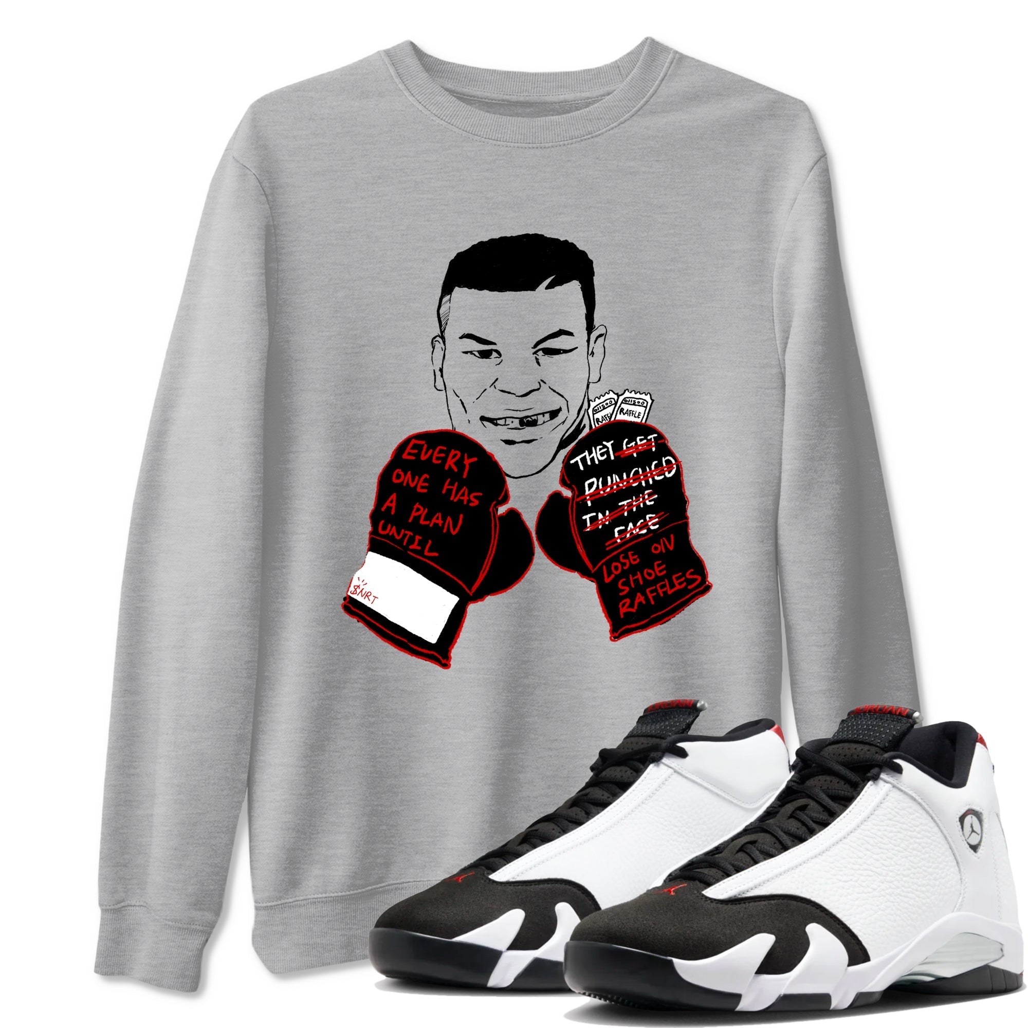 Everyone Has A Plan snkmatch Tees - Air Jordan 14 Black Toe