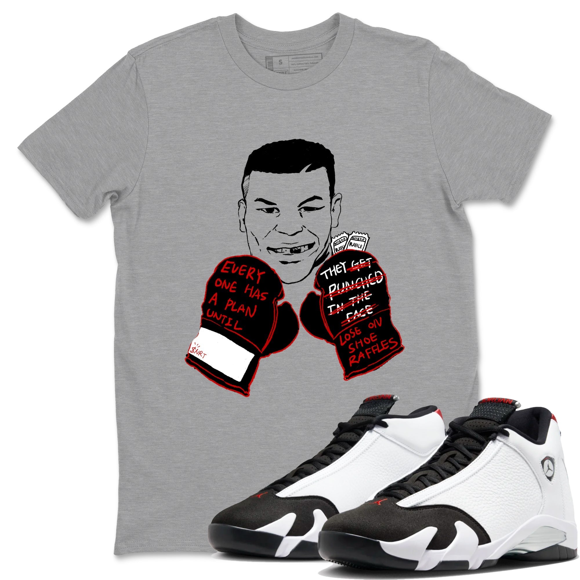 Everyone Has A Plan snkmatch Tees - Air Jordan 14 Black Toe