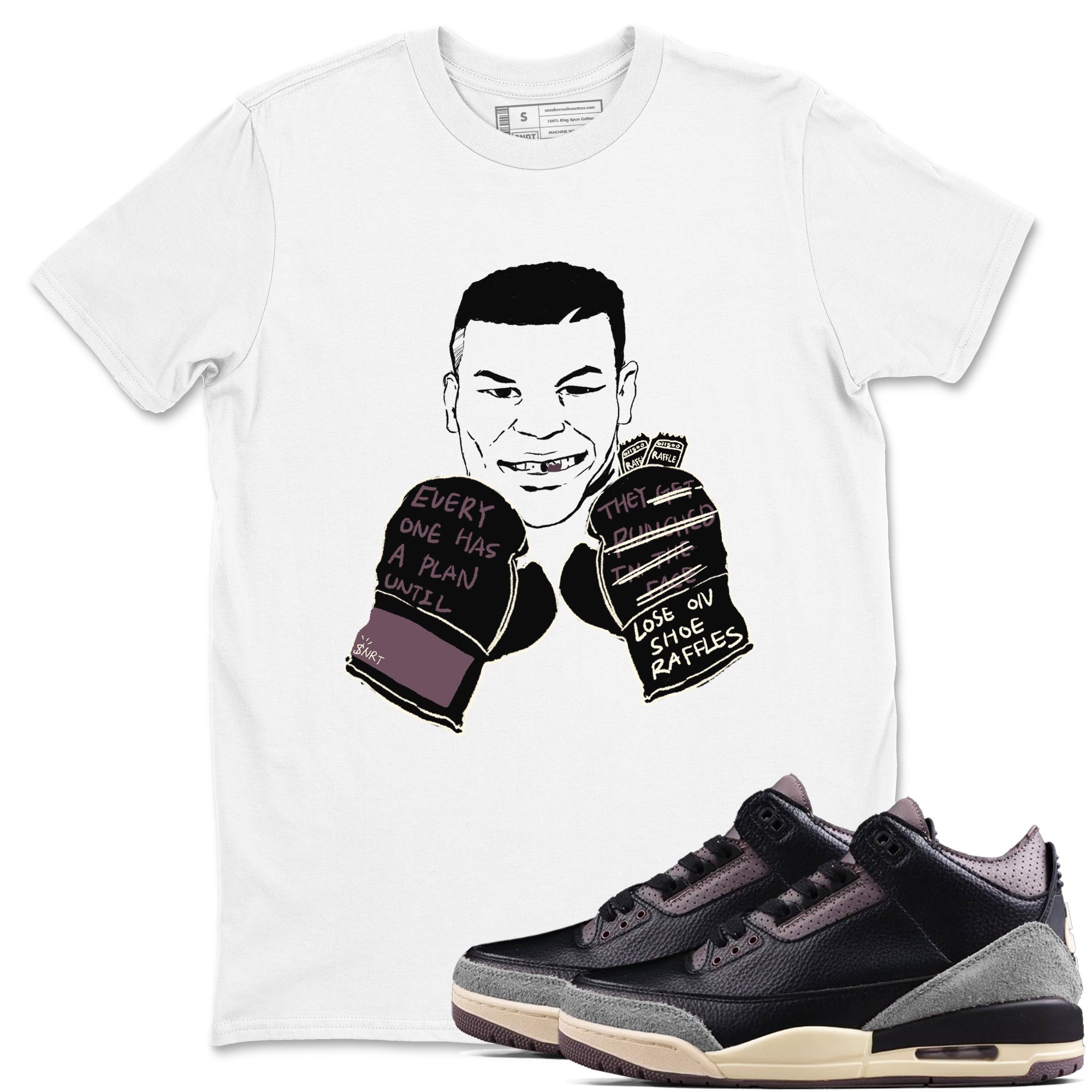 Everyone Has A Plan snkmatch Tees - Air Jordan 3 A Ma Maniere x Black