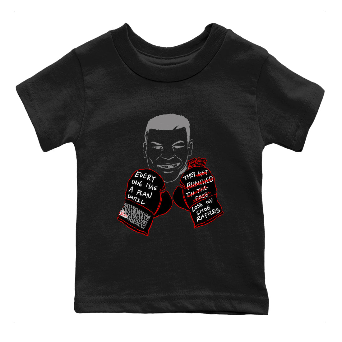 Everyone Has A Plan snkmatch Tees Kids - Air Jordan 3 Black Cement