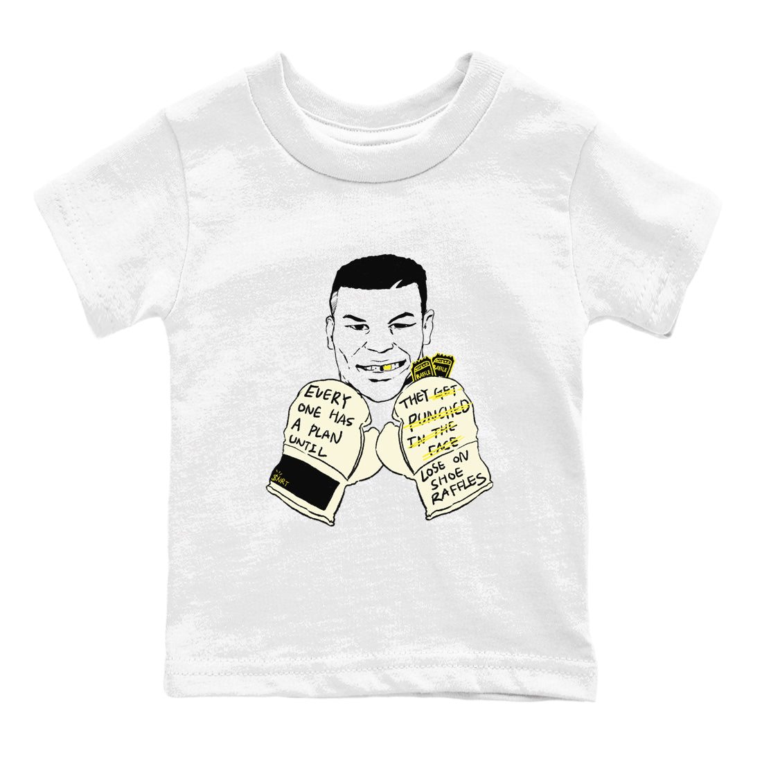 Everyone Has A Plan snkmatch Tees Kids - Air Jordan 4 Vivid Sulfur