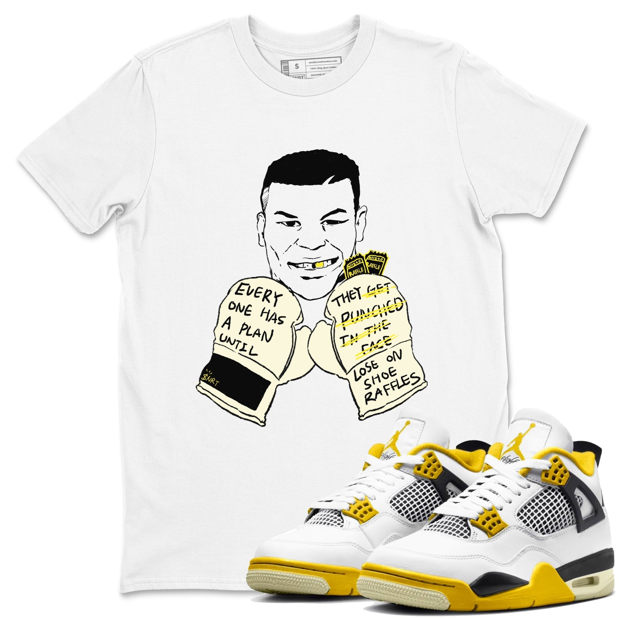 Everyone Has A Plan snkmatch Tees - Air Jordan 4 Vivid Sulfur