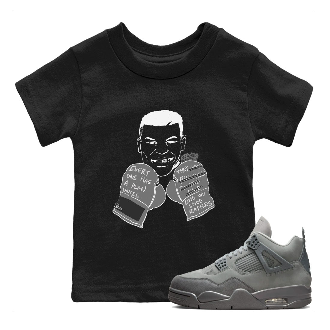 Everyone Has A Plan snkmatch Tees Kids - Air Jordan 4 Wet Cement