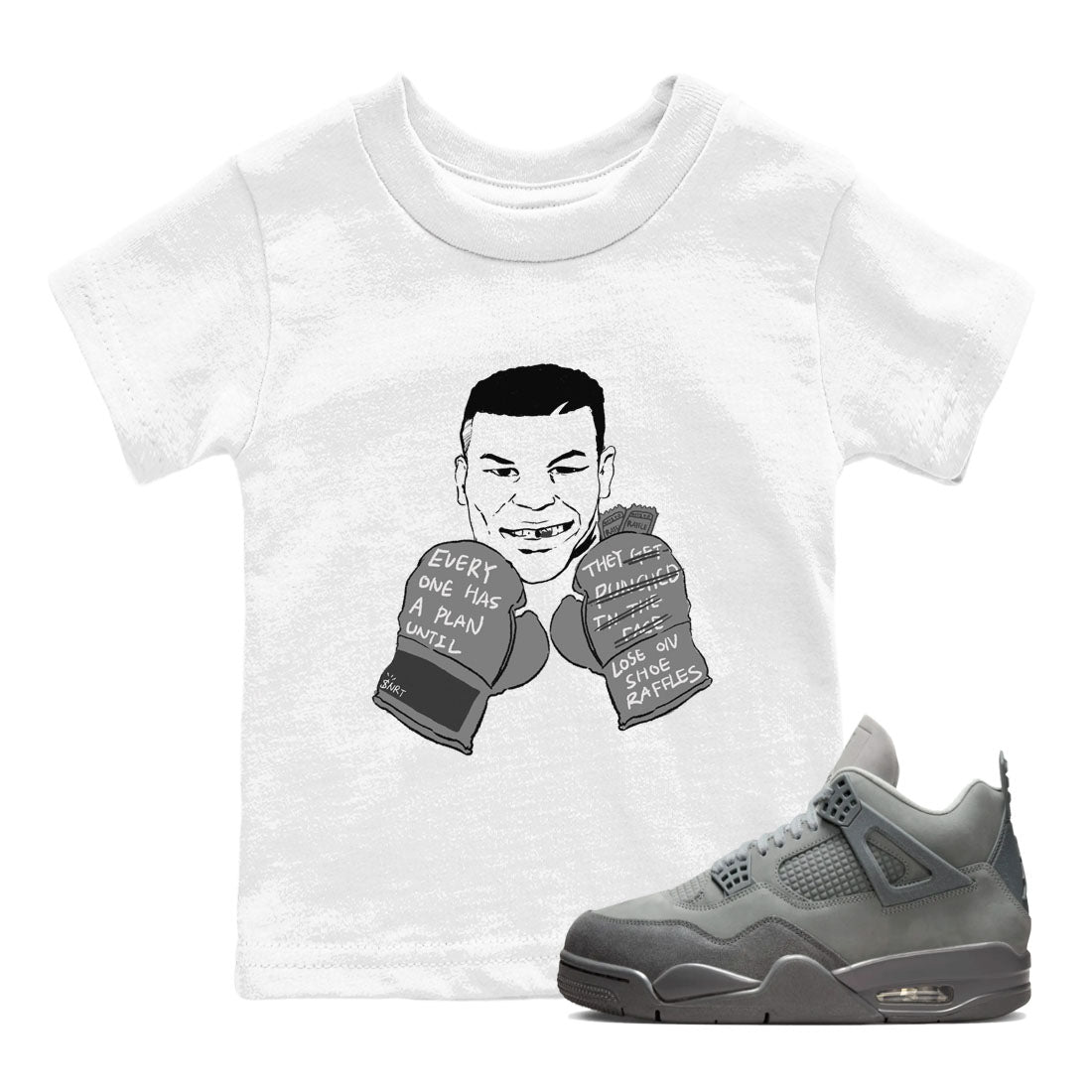 Everyone Has A Plan snkmatch Tees Kids - Air Jordan 4 Wet Cement