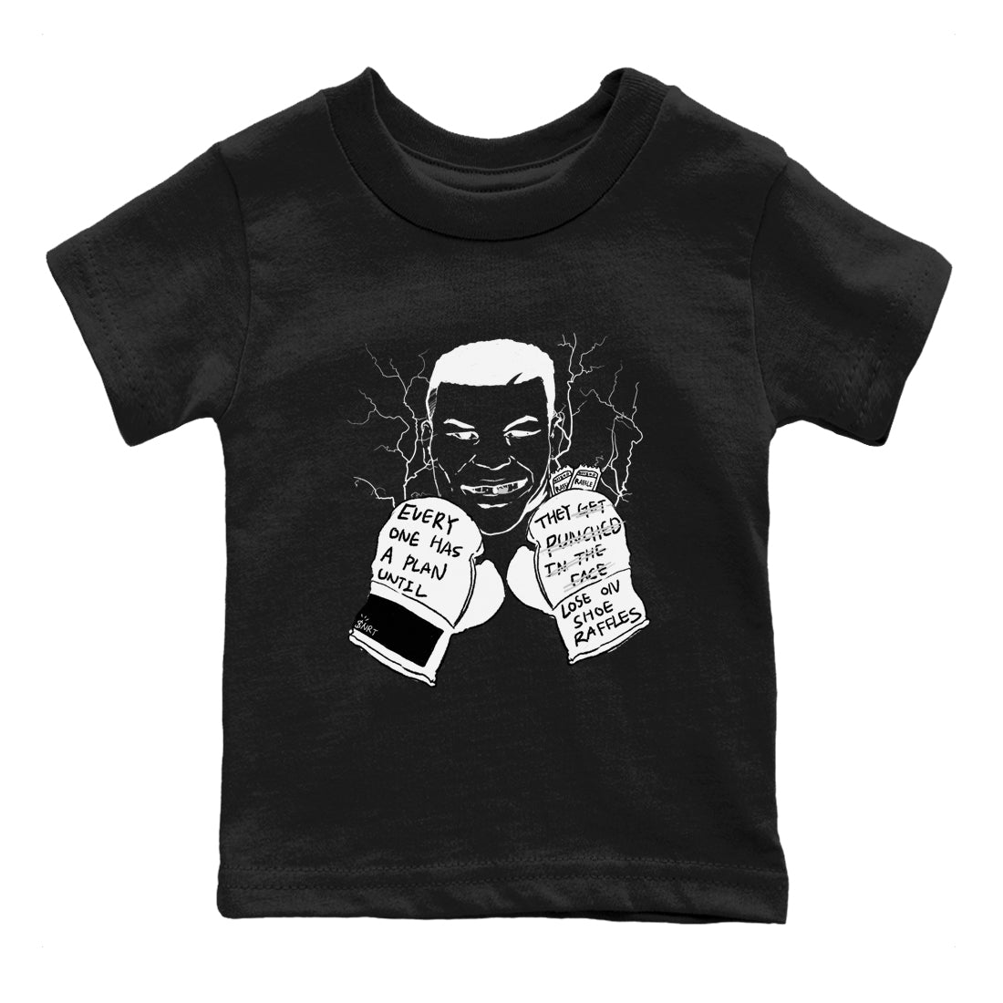 Everyone Has A Plan snkmatch Tees Kids - Air Jordan 4 White Thunder
