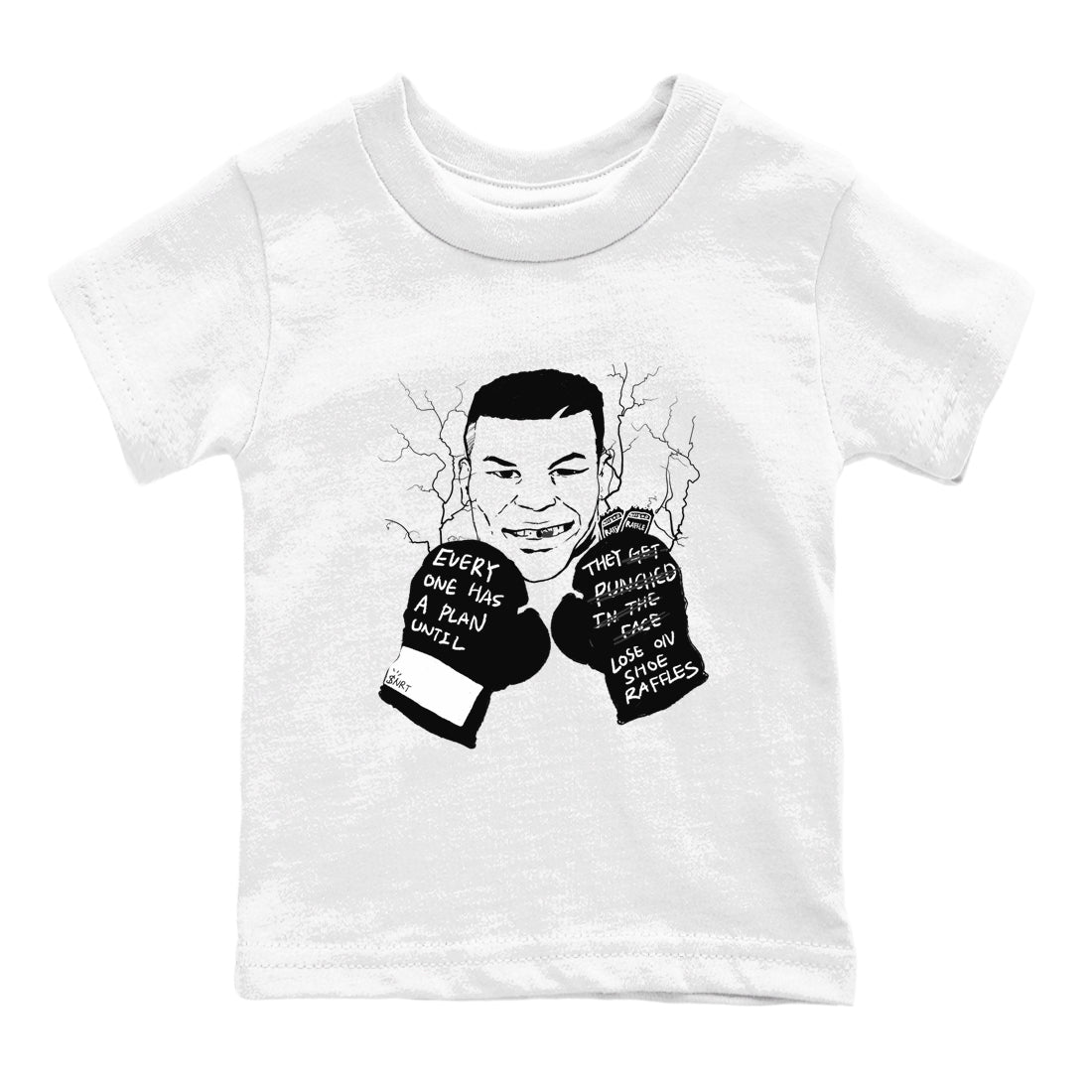 Everyone Has A Plan snkmatch Tees Kids - Air Jordan 4 White Thunder