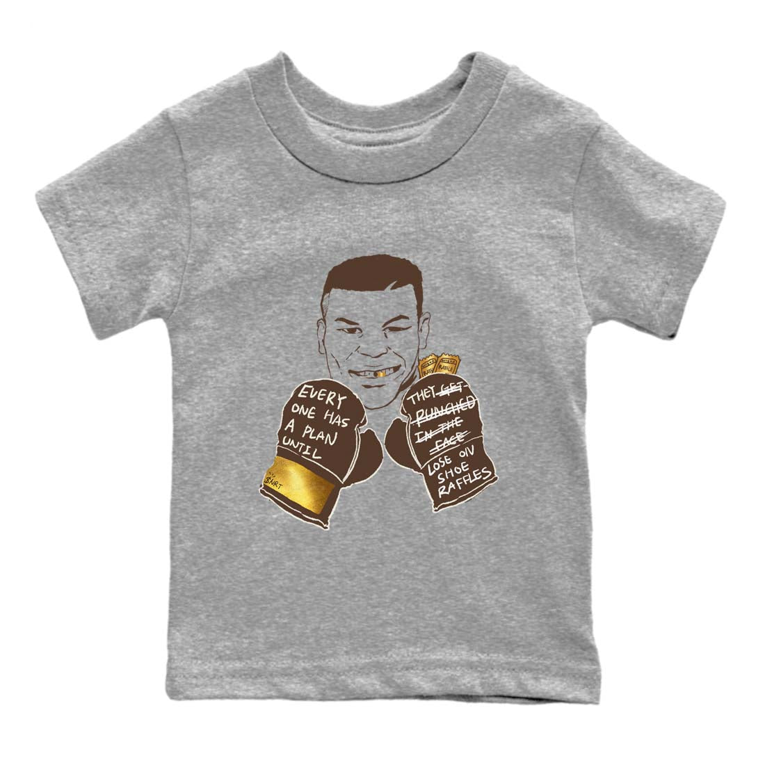 Everyone Has A Plan snkmatch Tees Kids - Air Jordan 5 Golden Ticket