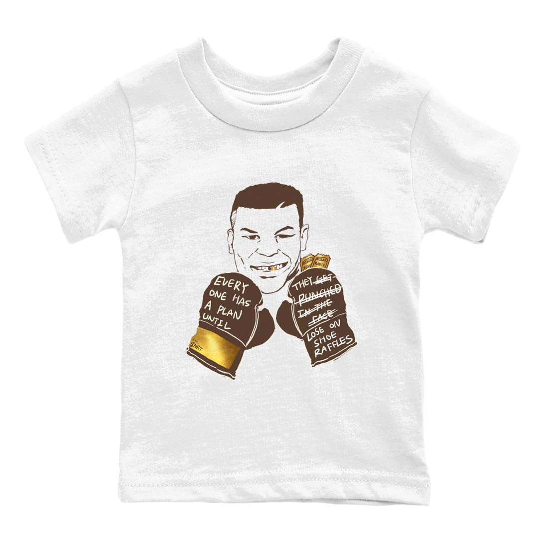 Everyone Has A Plan snkmatch Tees Kids - Air Jordan 5 Golden Ticket