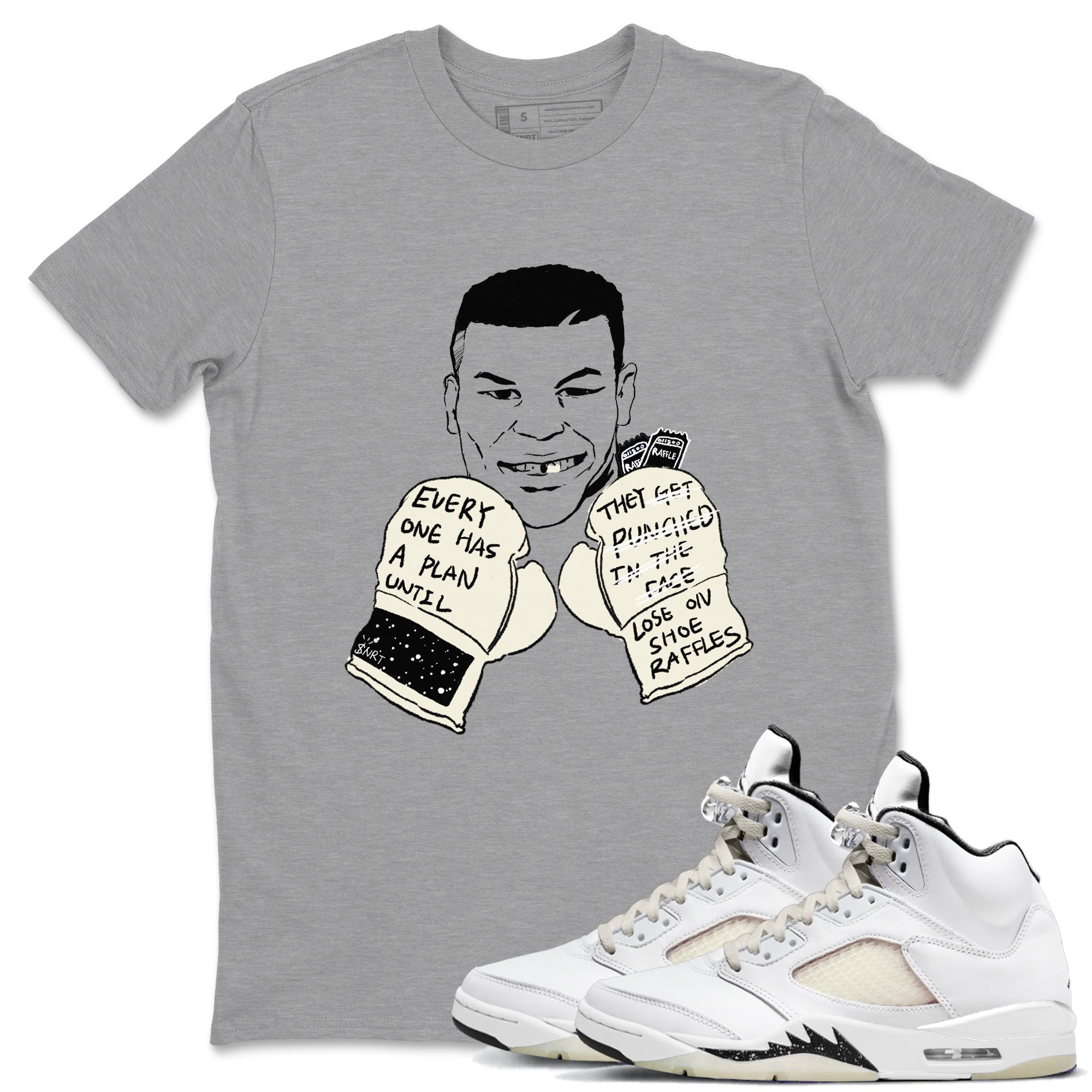 Everyone Has A Plan snkmatch Tees - Air Jordan 5 Sail