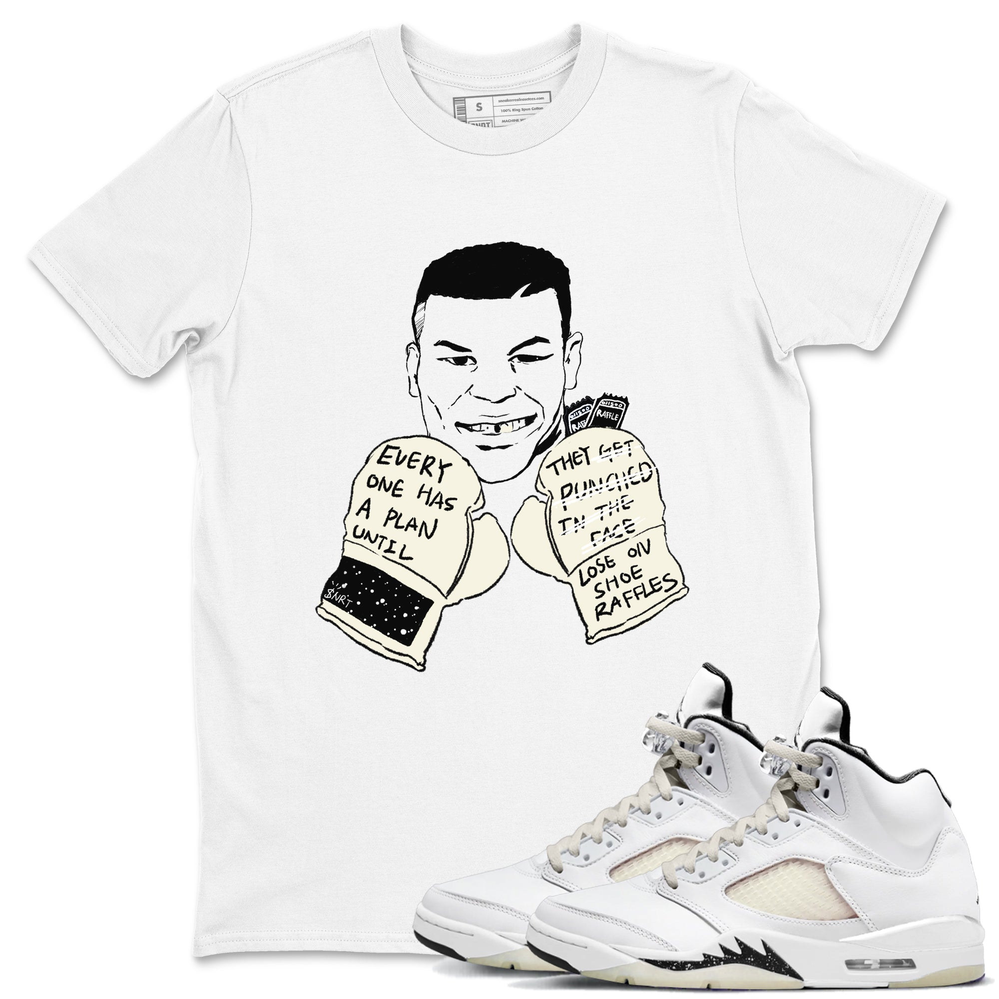 Everyone Has A Plan snkmatch Tees - Air Jordan 5 Sail